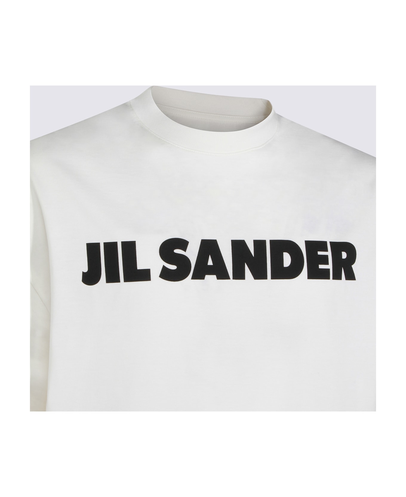 Jil Sander White Cotton T-shirt