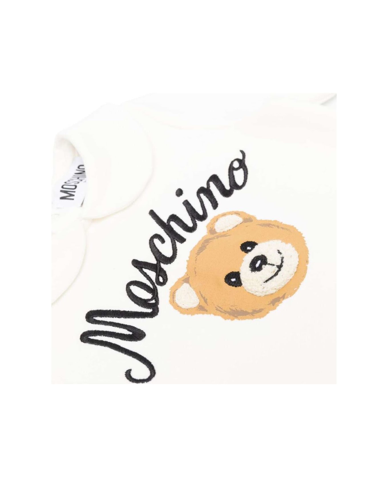 Moschino Babygrow With Gift Box - White ボディスーツ＆セットアップ