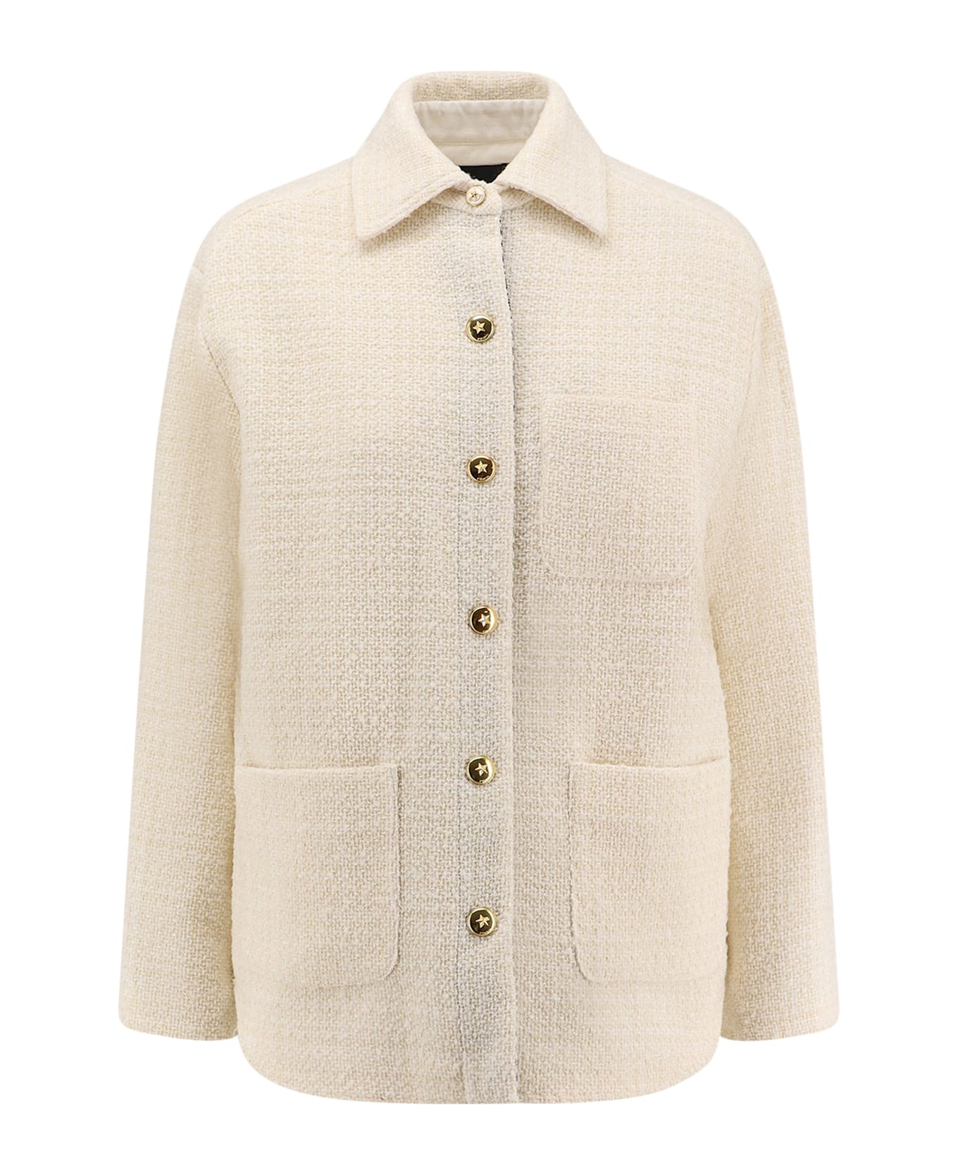 Pinko Ghiacciolo Tweed Jacket - White