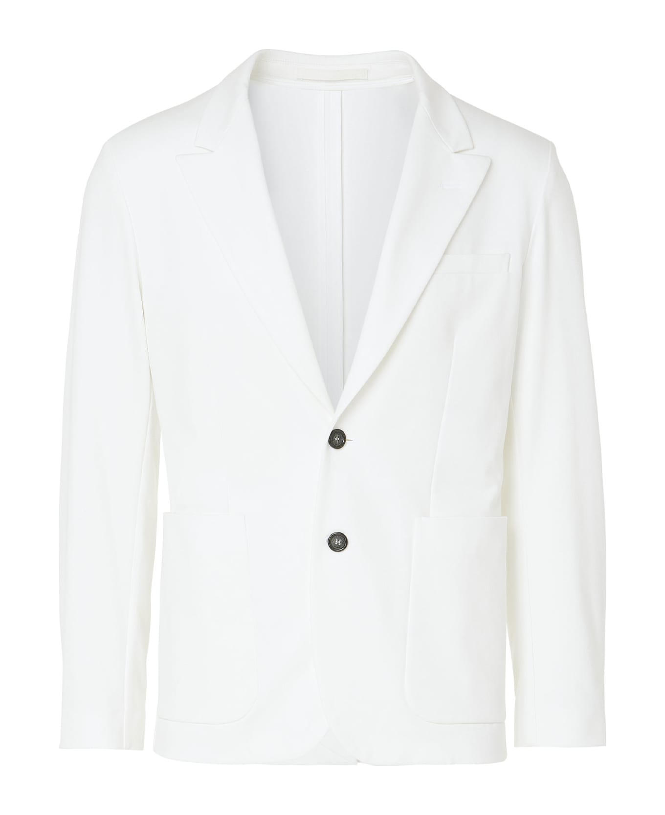 Paolo Pecora Jacket With Contrasting Buttons - Yellow Cream