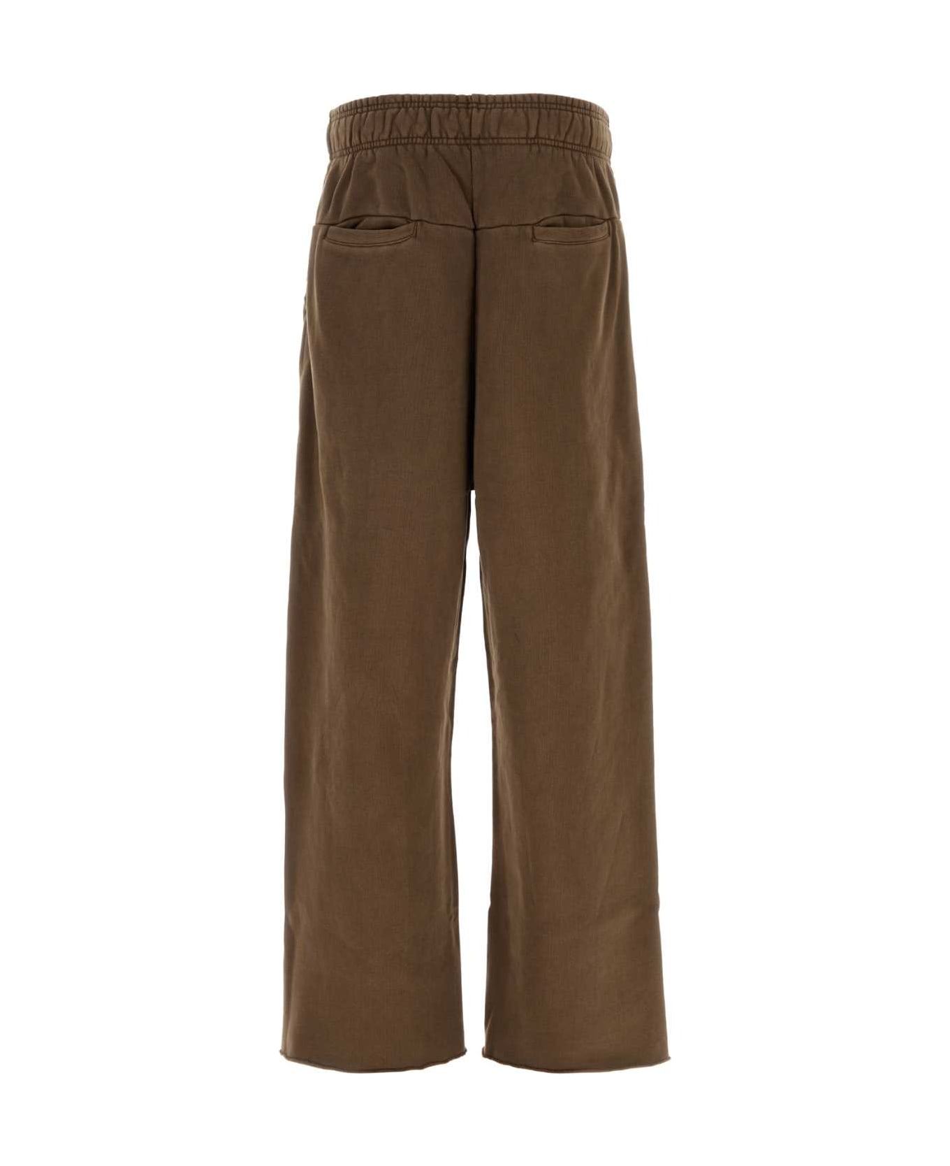 Entire Studios Brown Cotton Joggers - Marrone