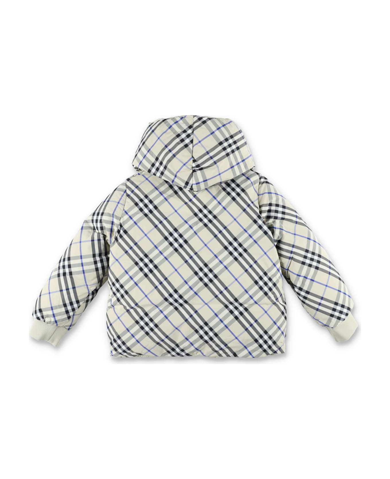 Burberry Kid - Reversible Check Downjacket - LICHEN IP CHECK コート＆ジャケット