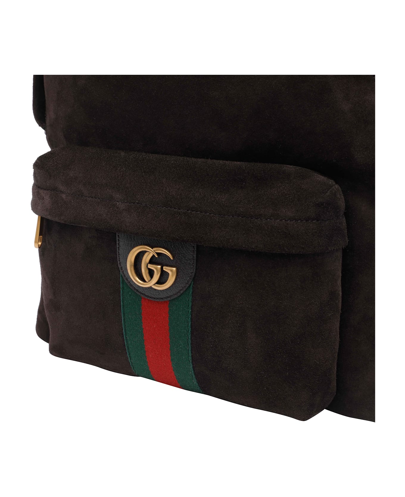 Gucci Medium Ophidia Backpack - Brown