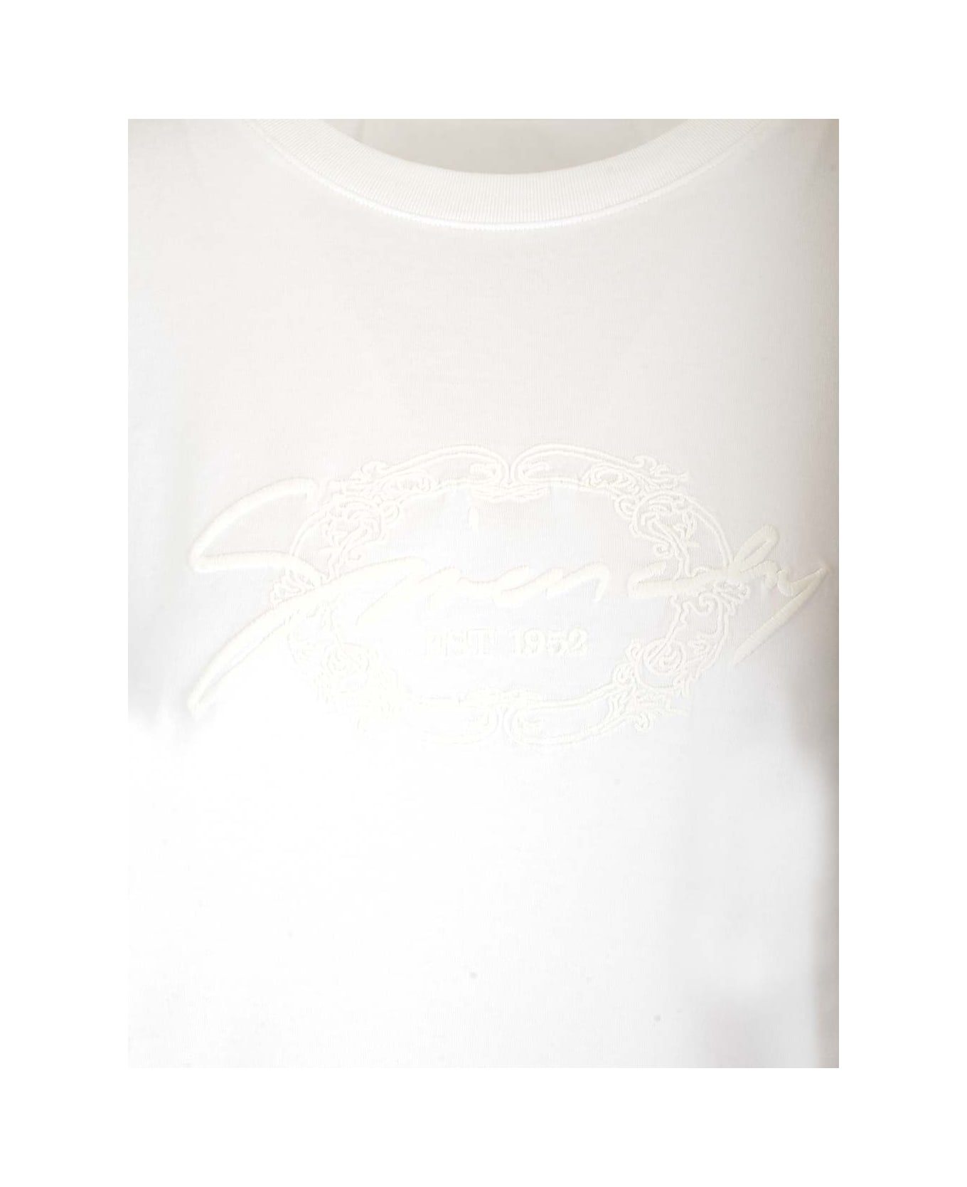 Givenchy White Logo T-shirt - White