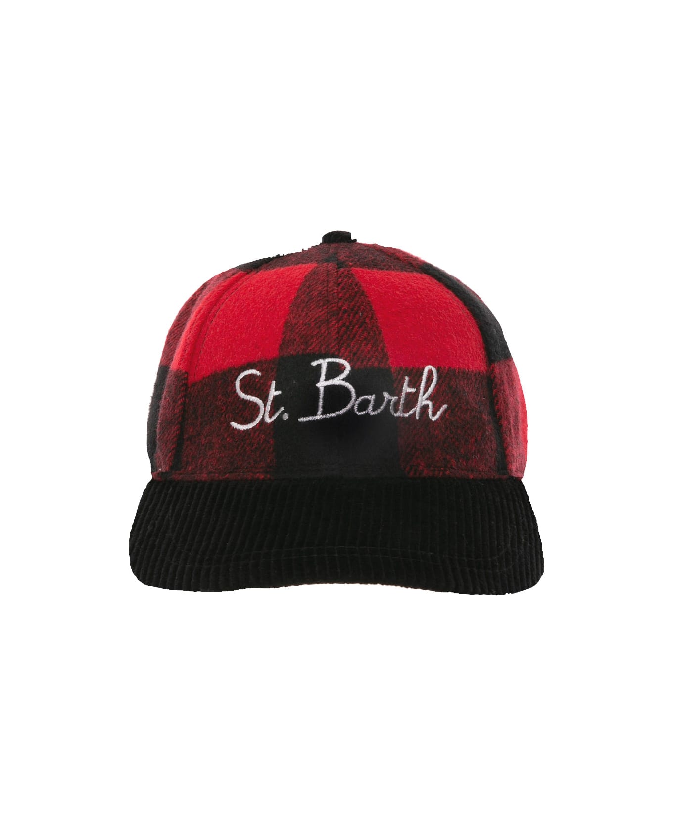 MC2 Saint Barth Baseball Cap With St. Barth Embroidery - RED