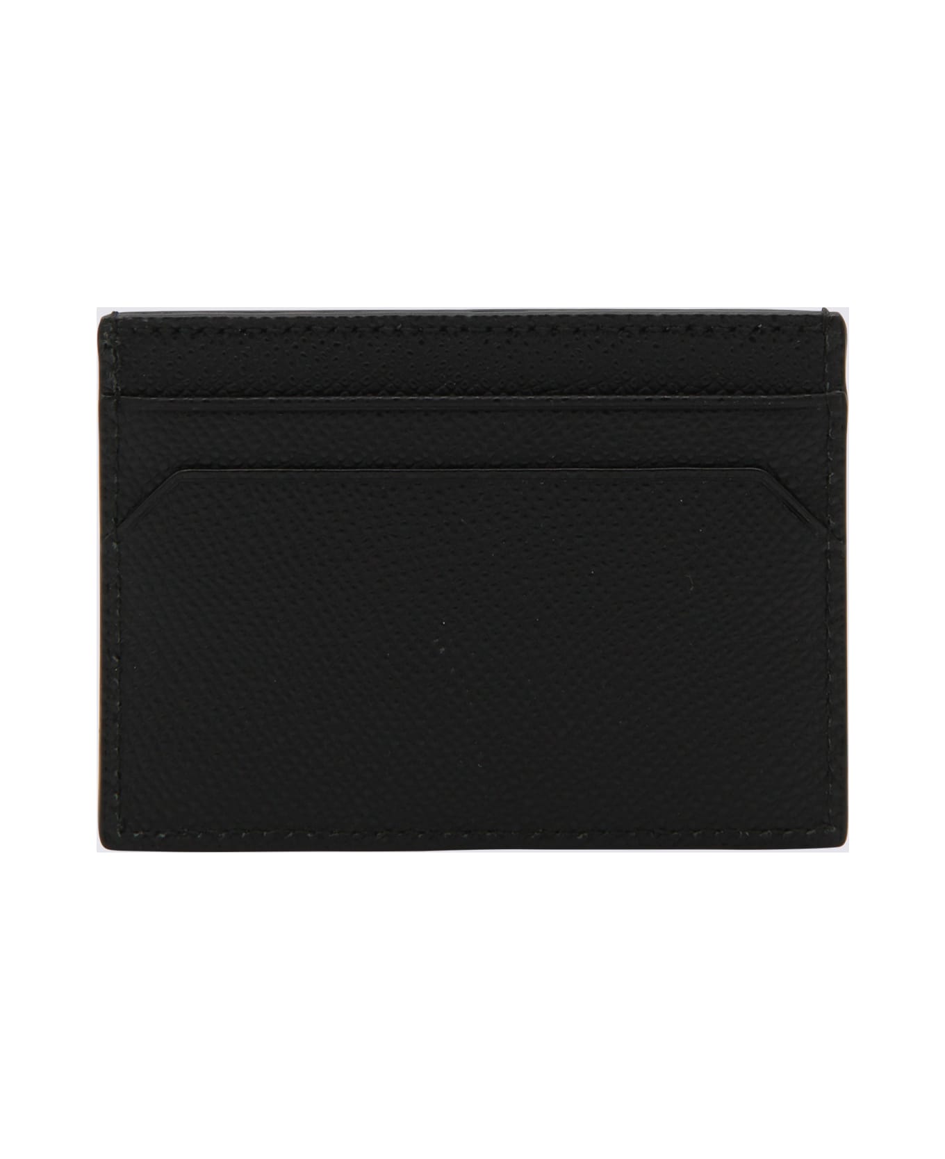 Bally Black Leather Cardholder - Black 財布