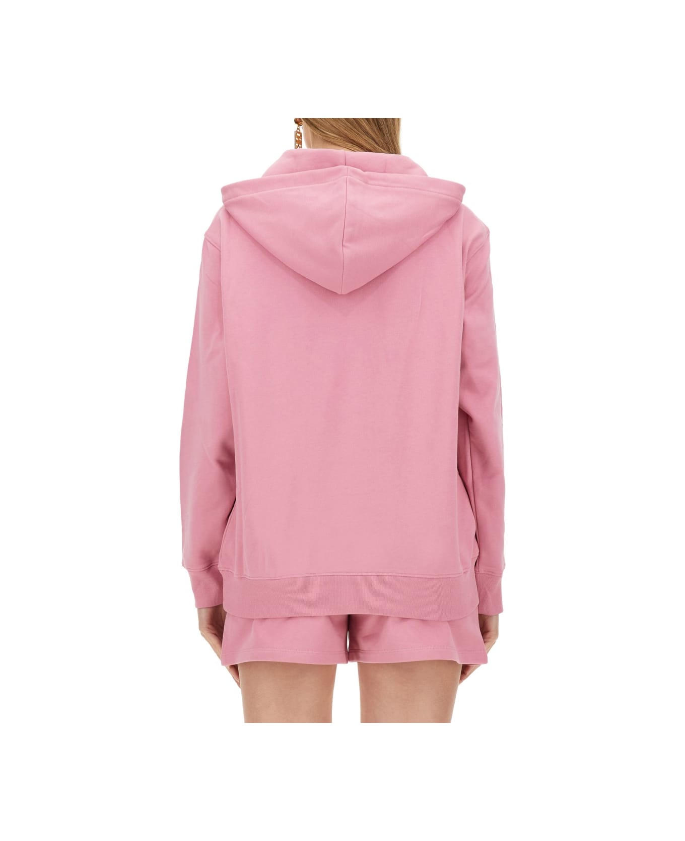 Moschino Sweatshirt With Logo Print - PINK フリース