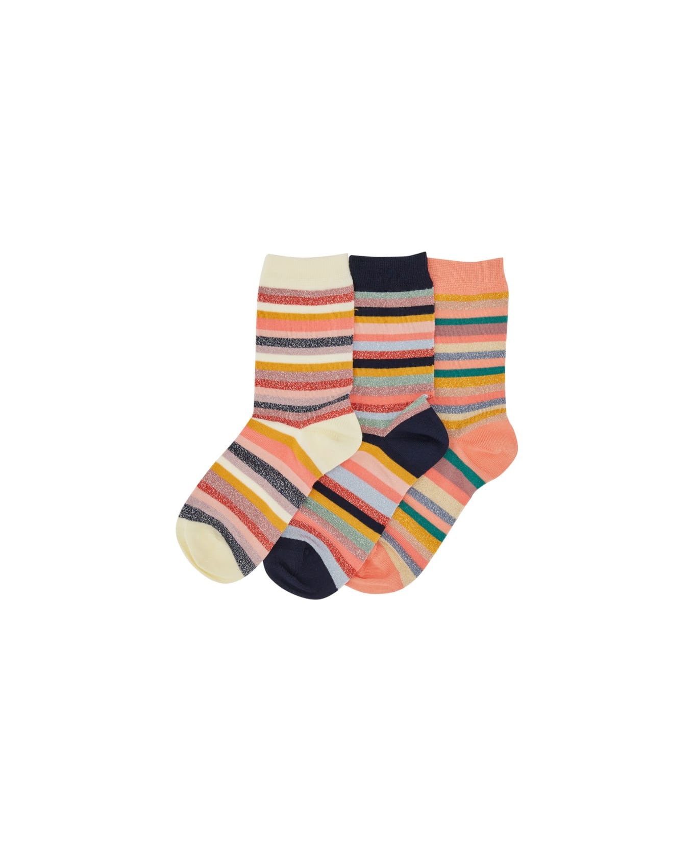 Paul Smith 3-pack Socks "signature Stripe" - MULTICOLOUR