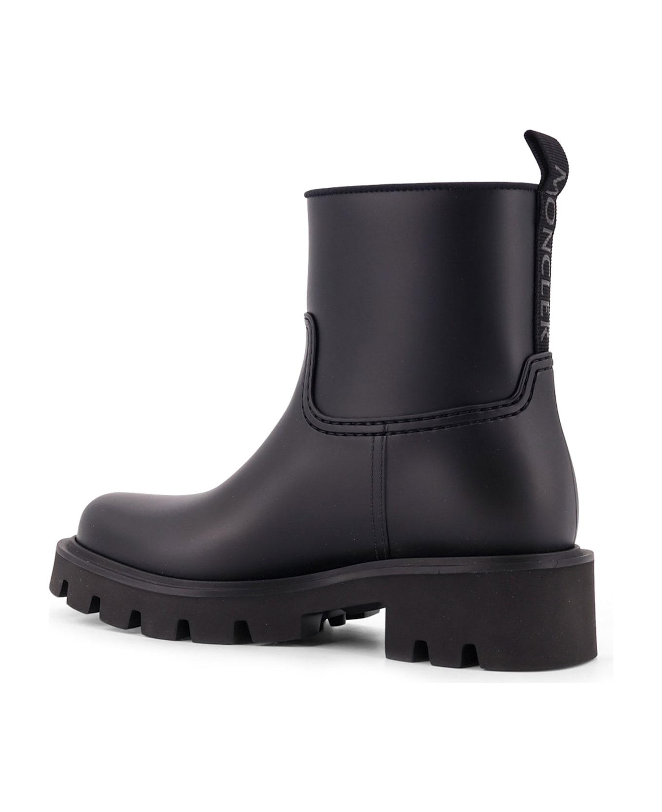 Moncler Kickstream Rubber Rainboots - Black