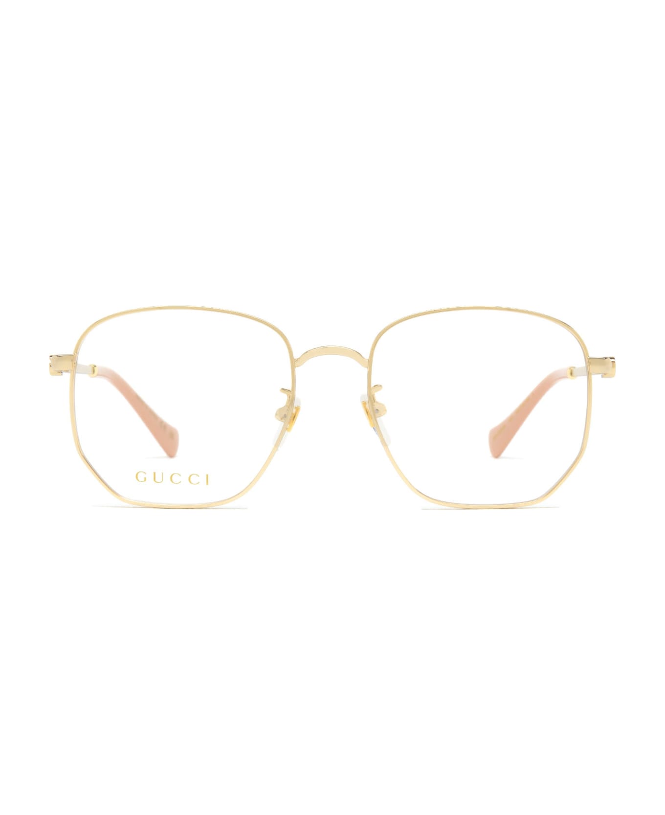 Gucci Eyewear Gg1420ok Gold Glasses - Gold アイウェア