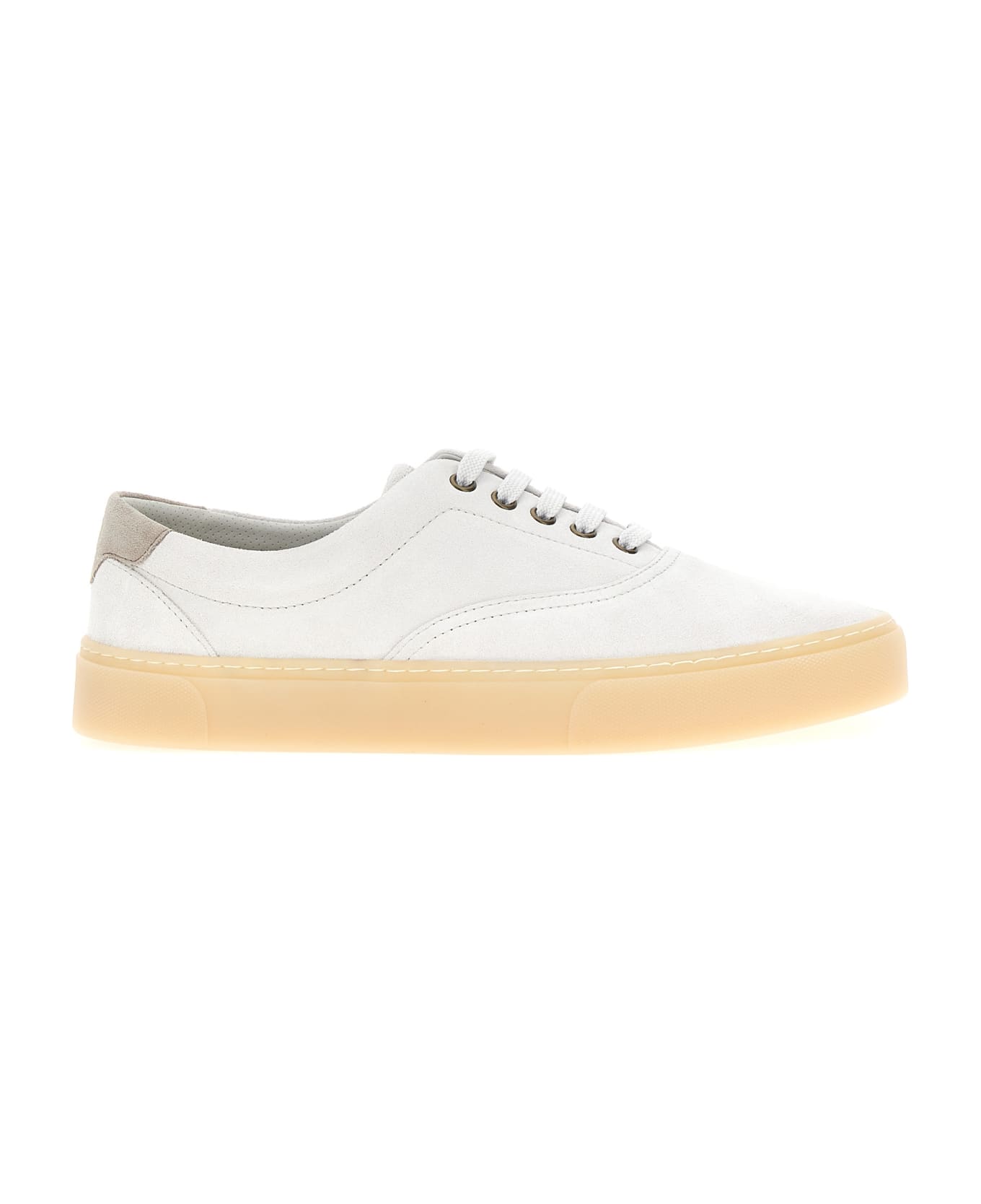 Brunello Cucinelli Leather Sneakers - White