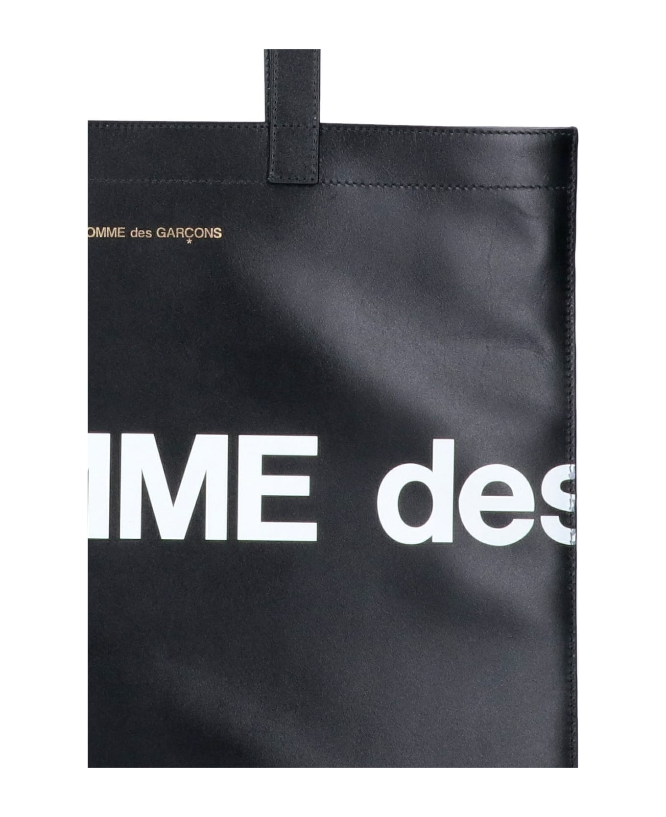 Comme des Garçons Wallet Logo Tote Bag - Black   トートバッグ