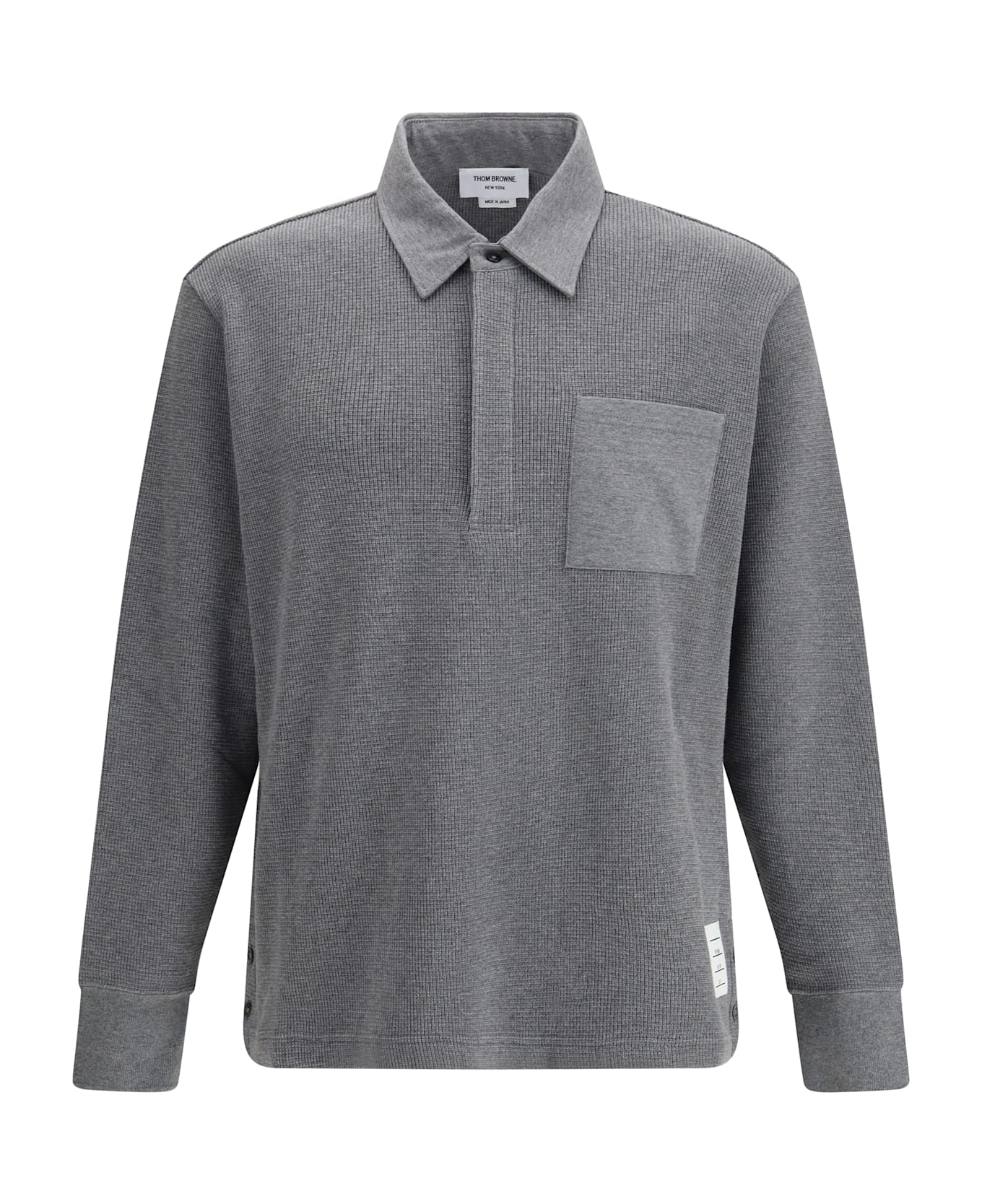 Thom Browne Long Sleeve Polo Shirt