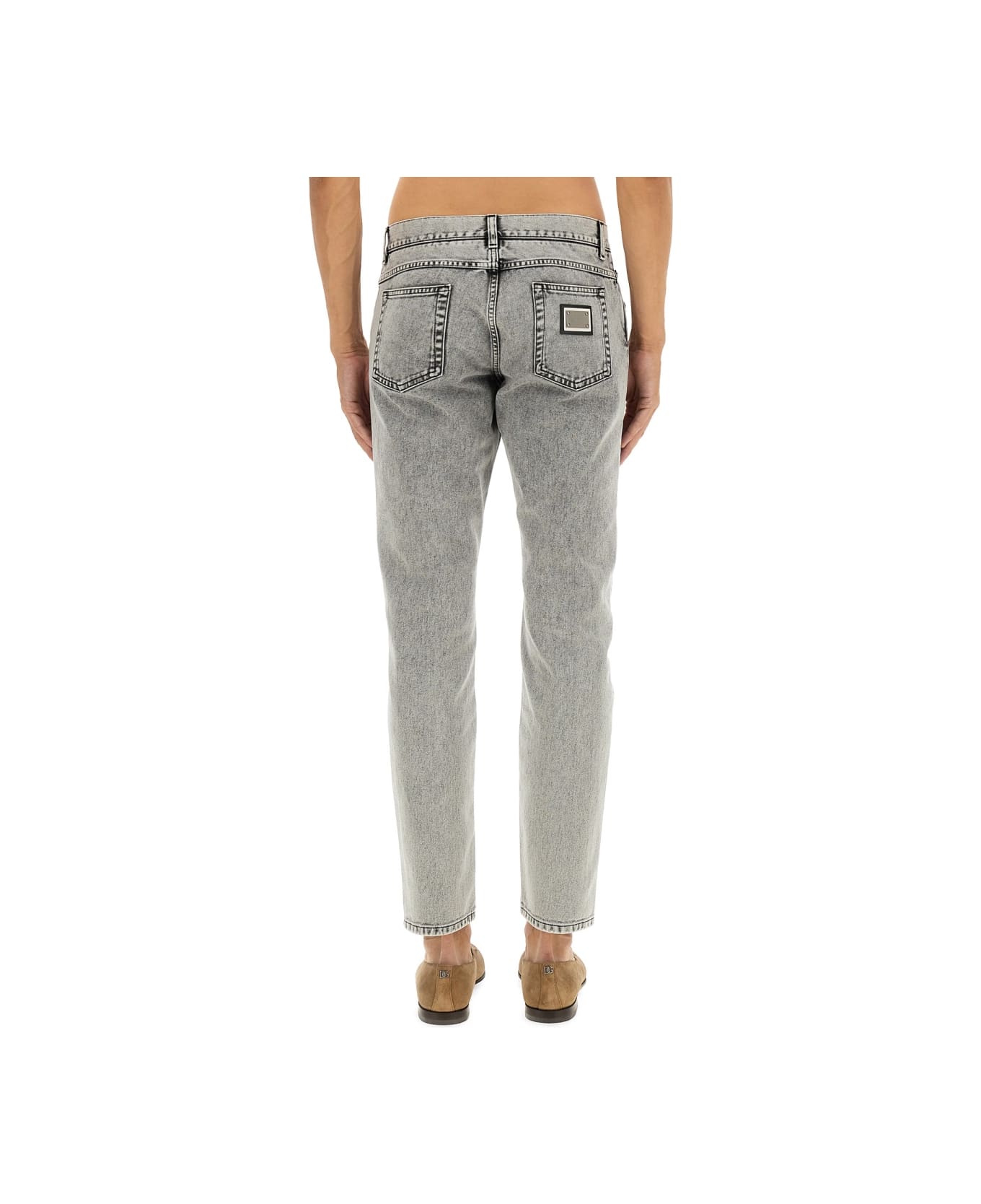 Dolce 
Gabbana Cotton Regular Pants - GREY