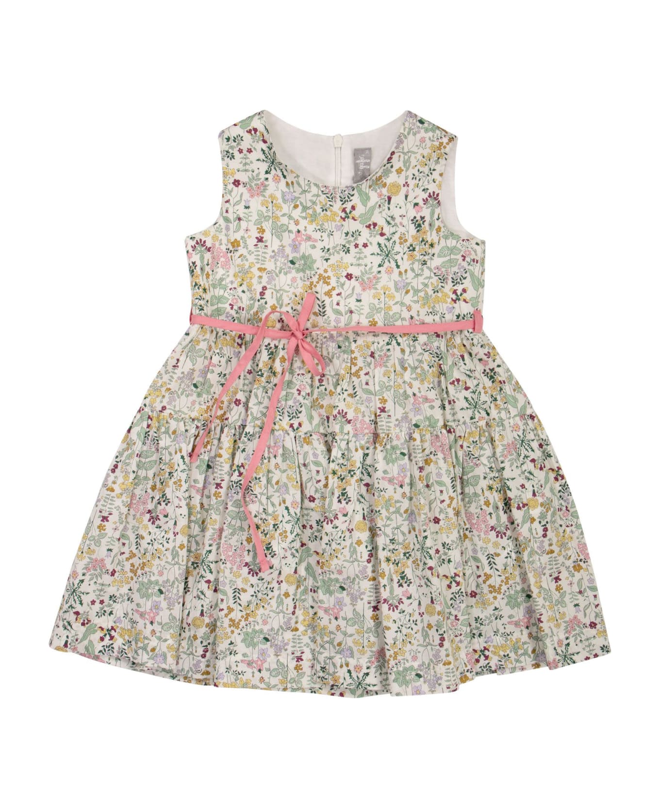 Il Gufo Liberty Fabrics Cotton Sleeveless Dress - Multicolor