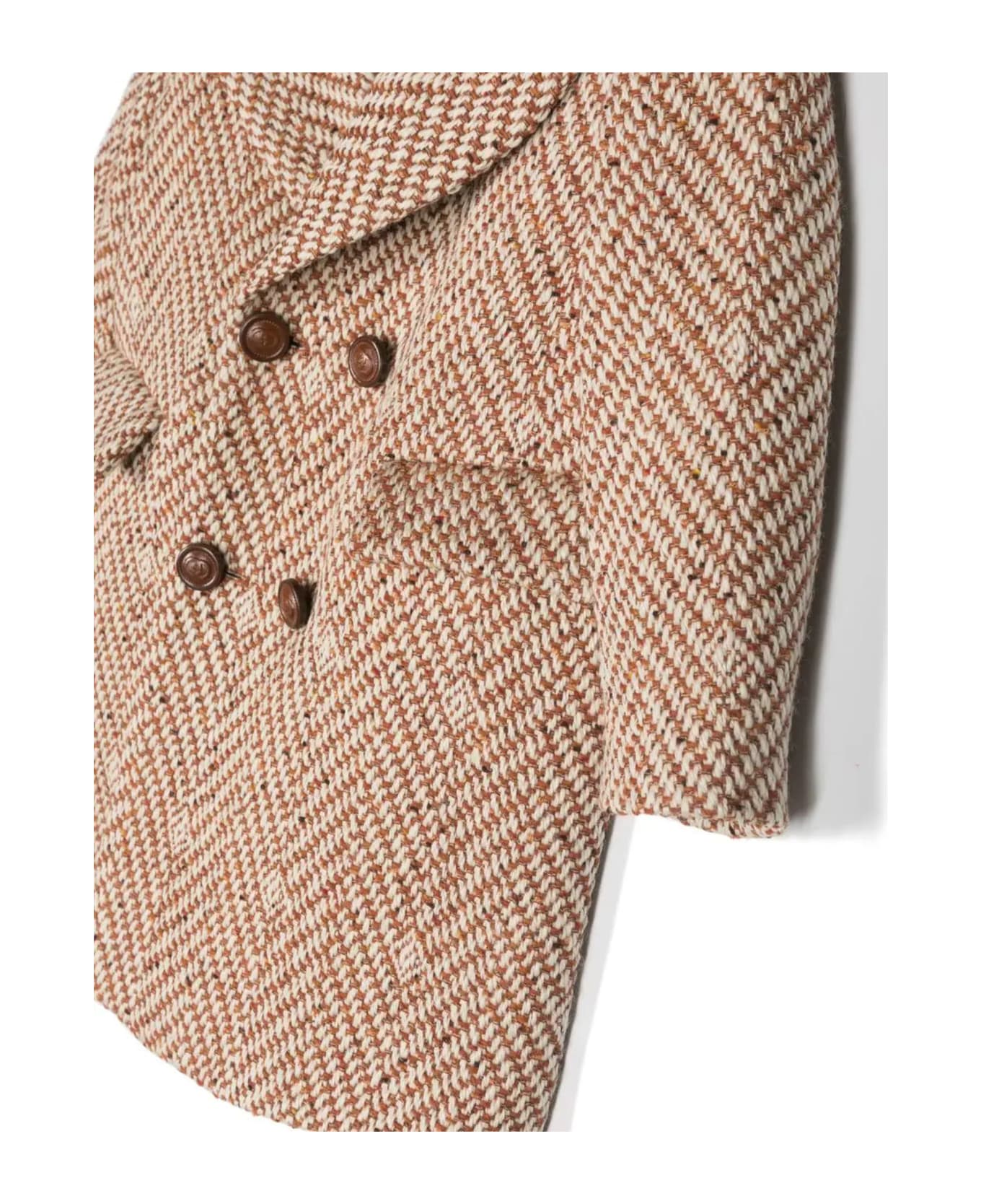 Gucci Brown Cotton Coat - BEIGE コート＆ジャケット