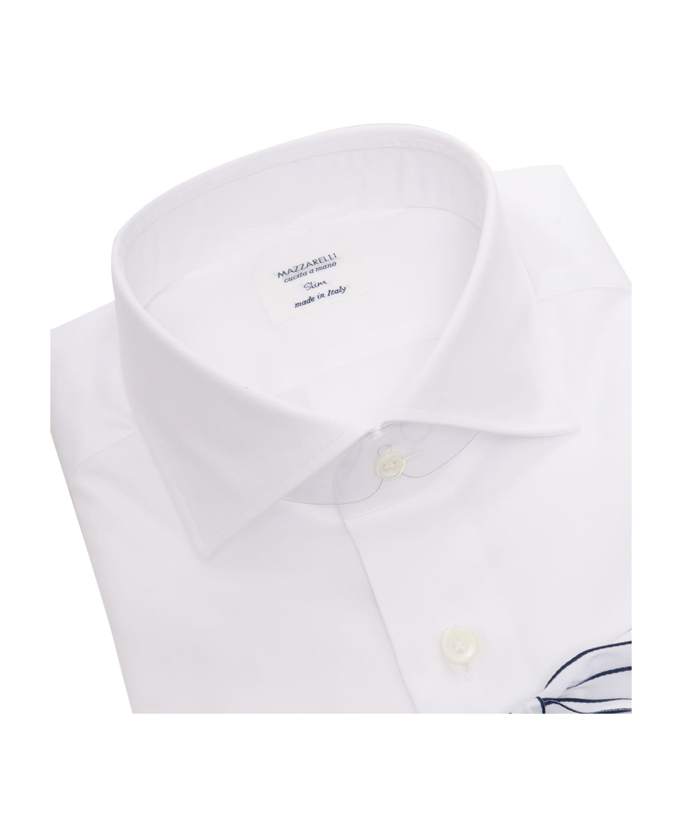 Mazzarelli White Shirt - WHITE