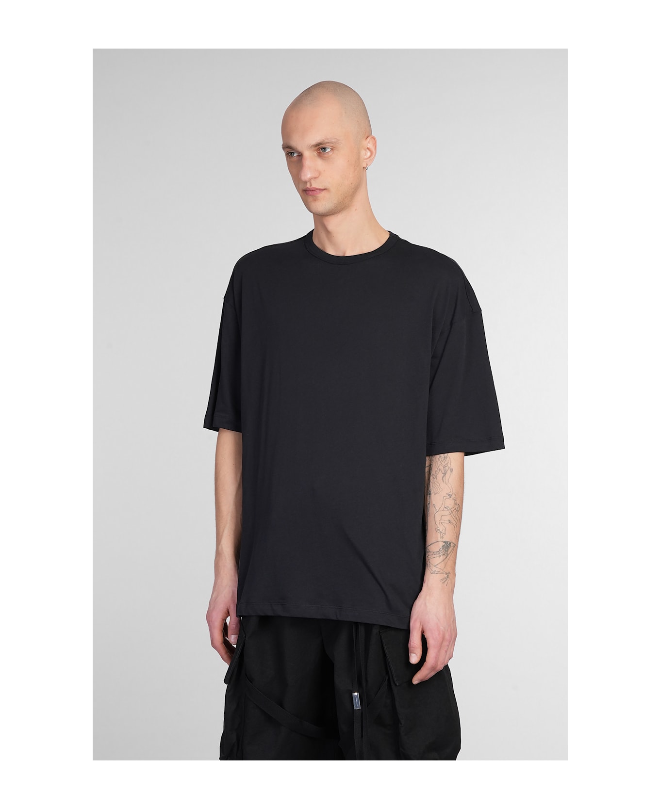 Ann Demeulemeester T-shirt In Black Cotton - black