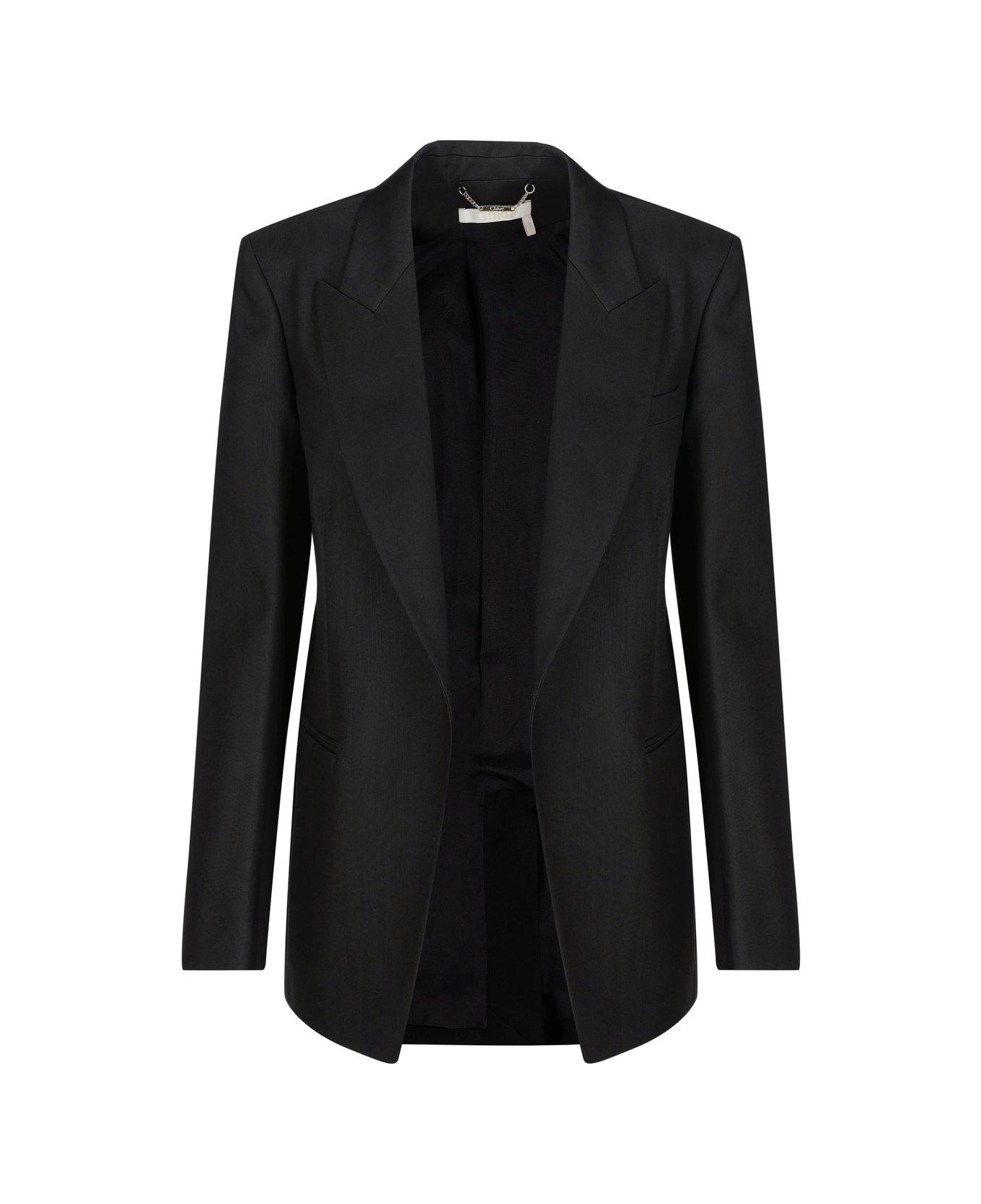 Chloé Single-breasted Tailored Jacket - Black