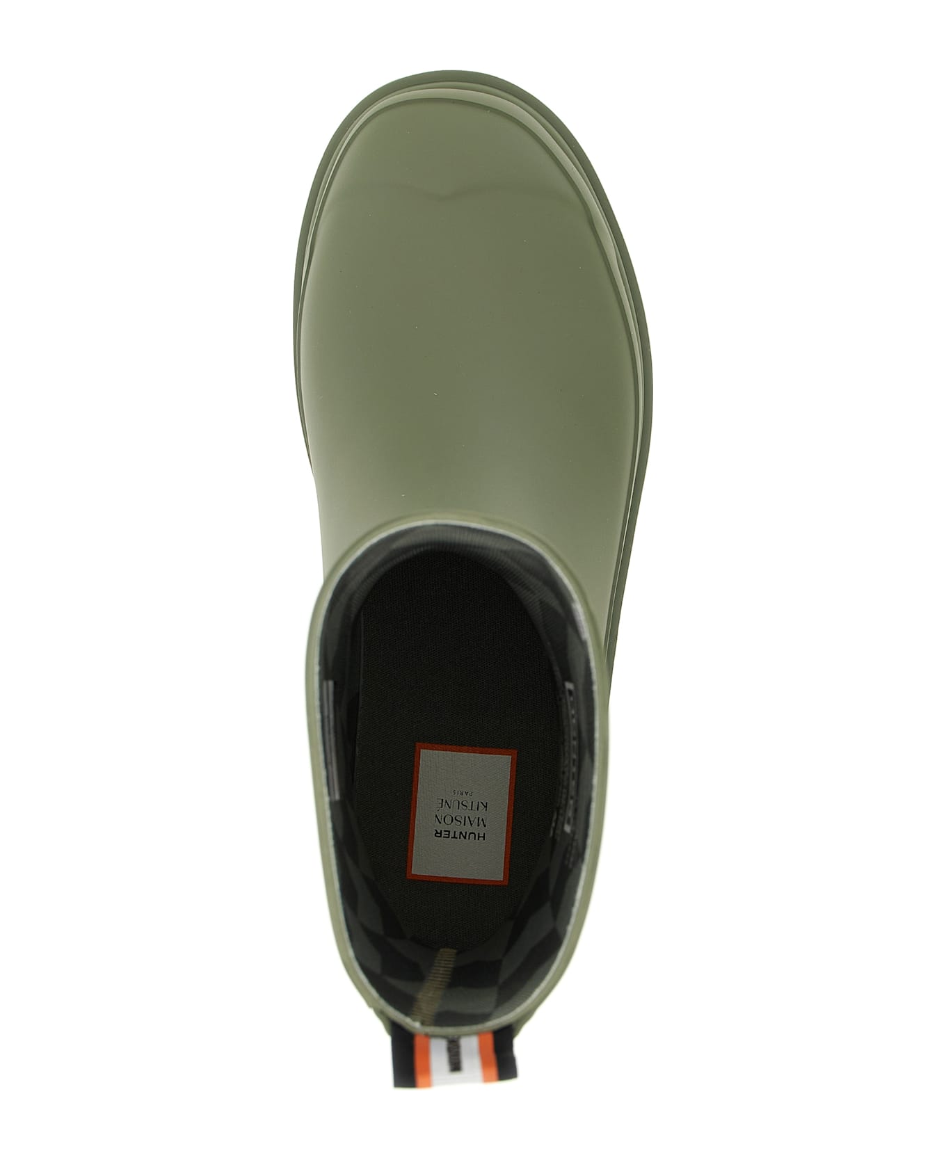 Maison Kitsuné X Hunter 'downpour' Ankle Boots - Green