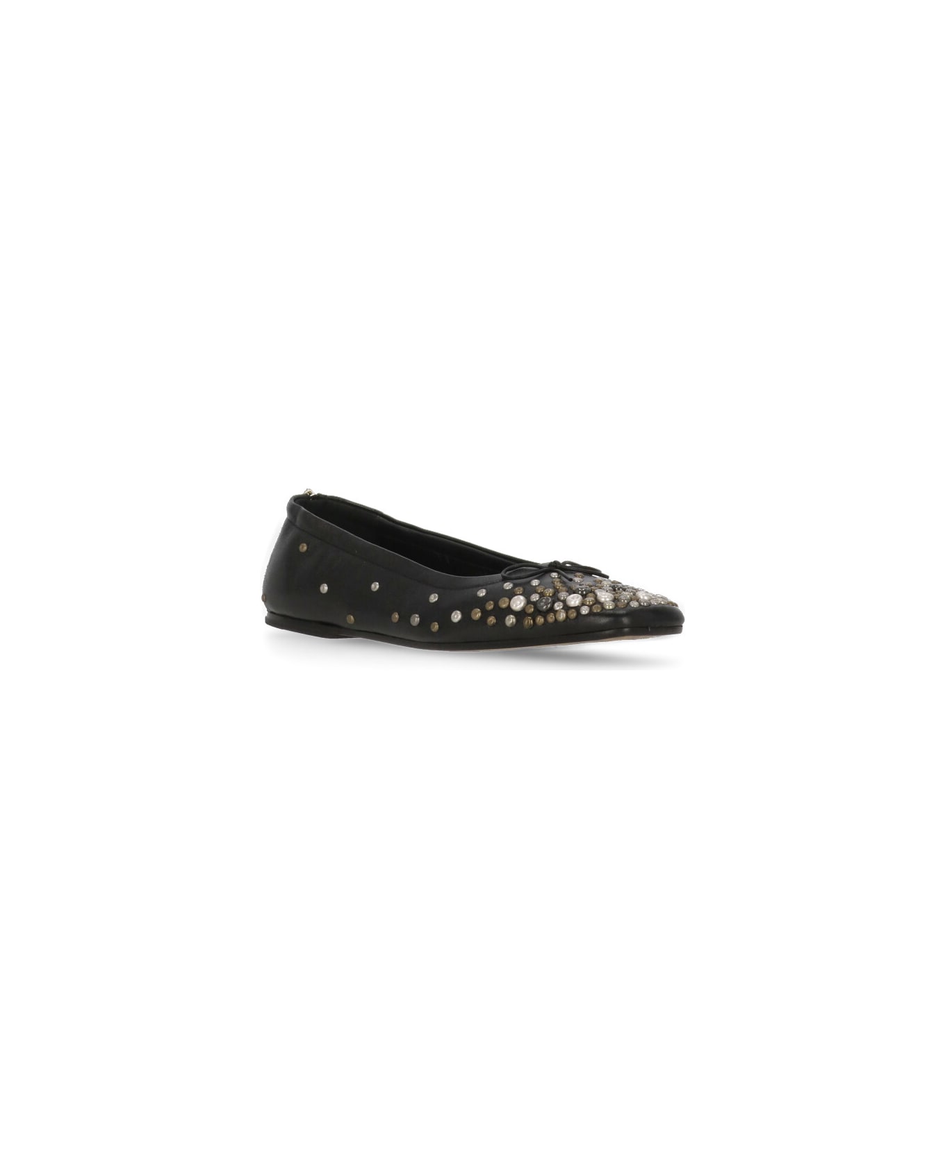 Golden Goose Leather Ballet Shoes - Black