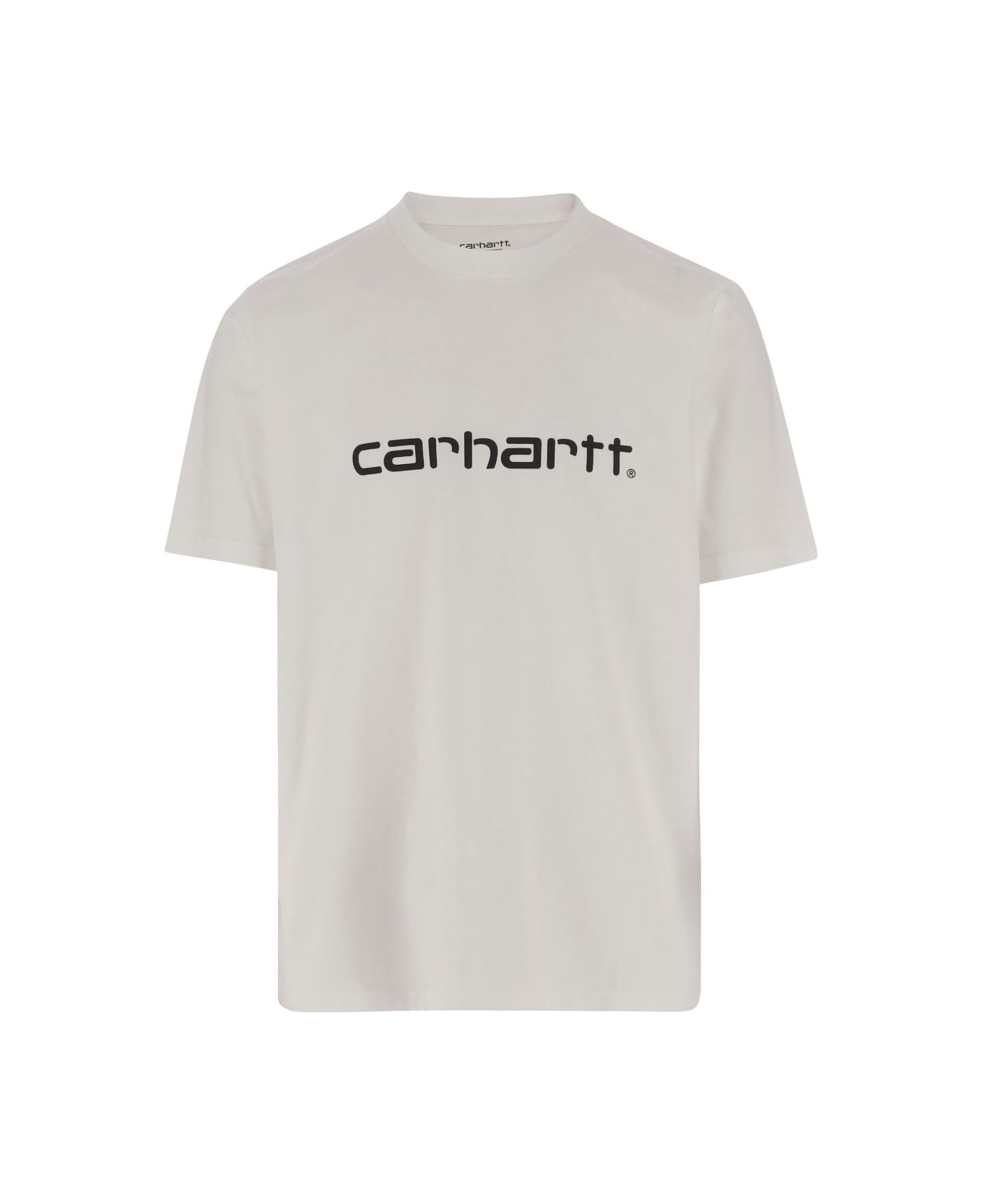 Carhartt WIP Logo Cotton T-shirt - White