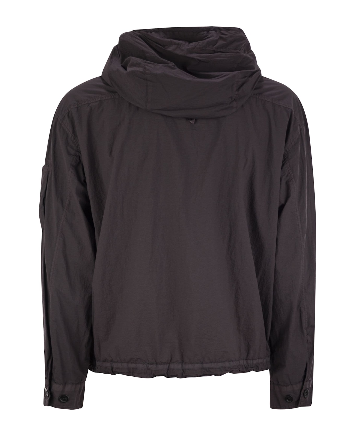 C.P. Company Hooded Jacket With Half Zip | italist