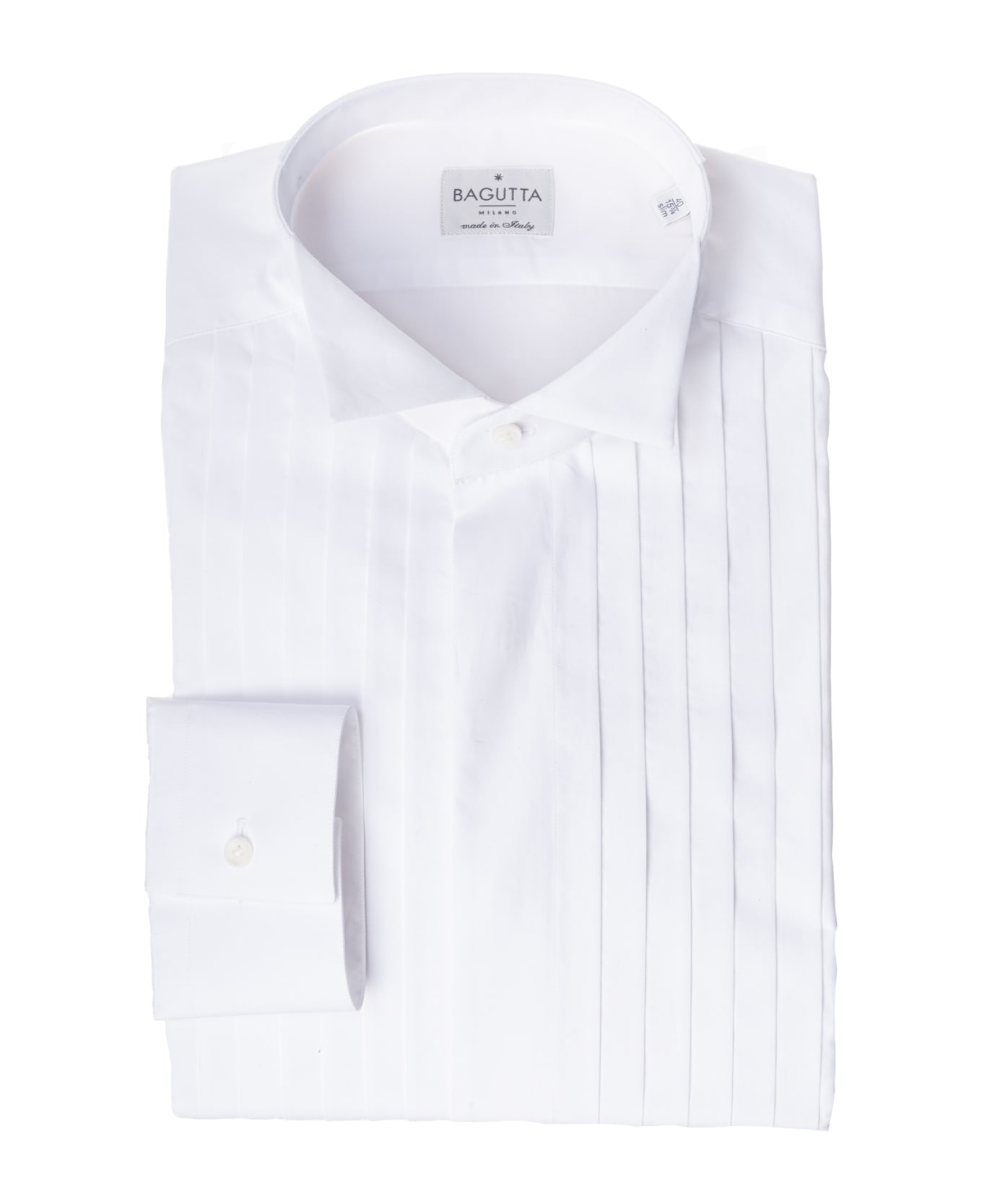 Bagutta White tuxedo shirt - Bianco