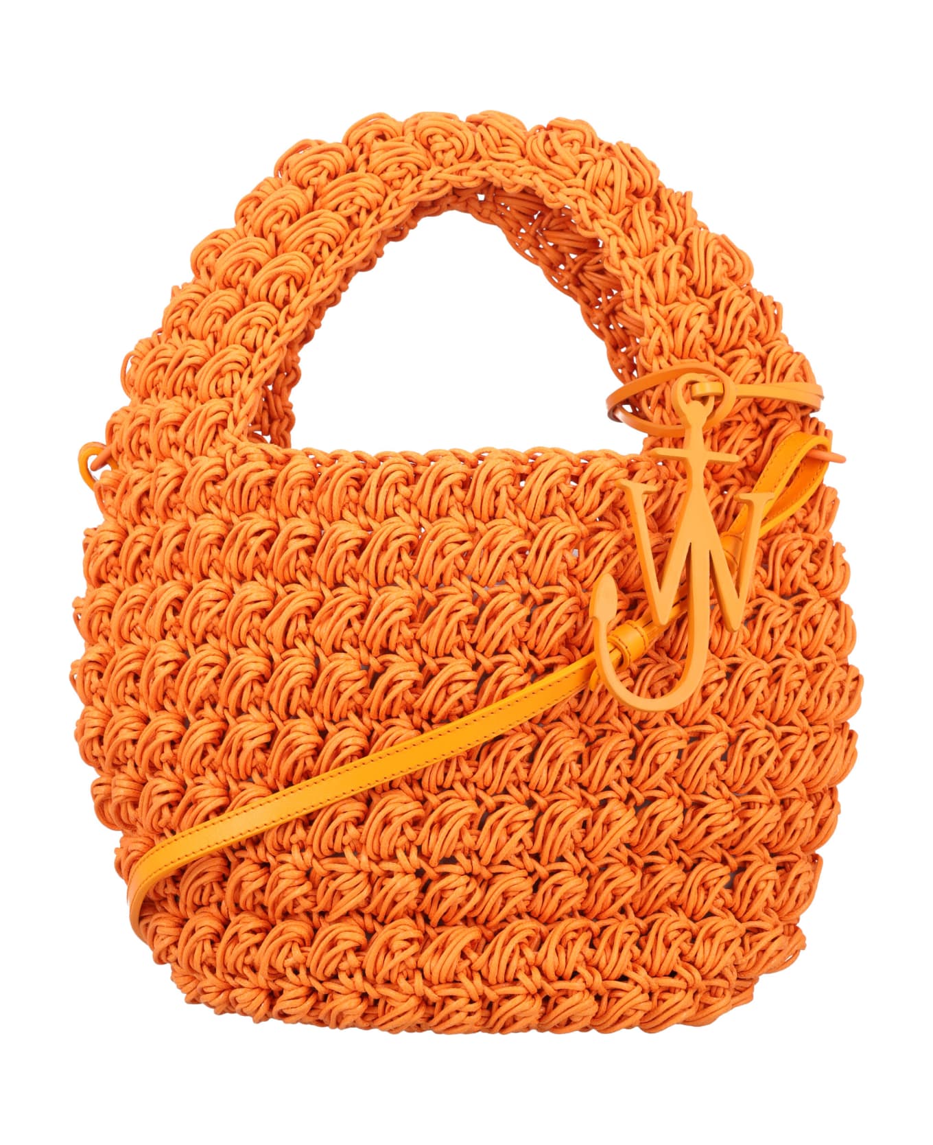 J.W. Anderson Popcorn Basket Bag - ORANGE