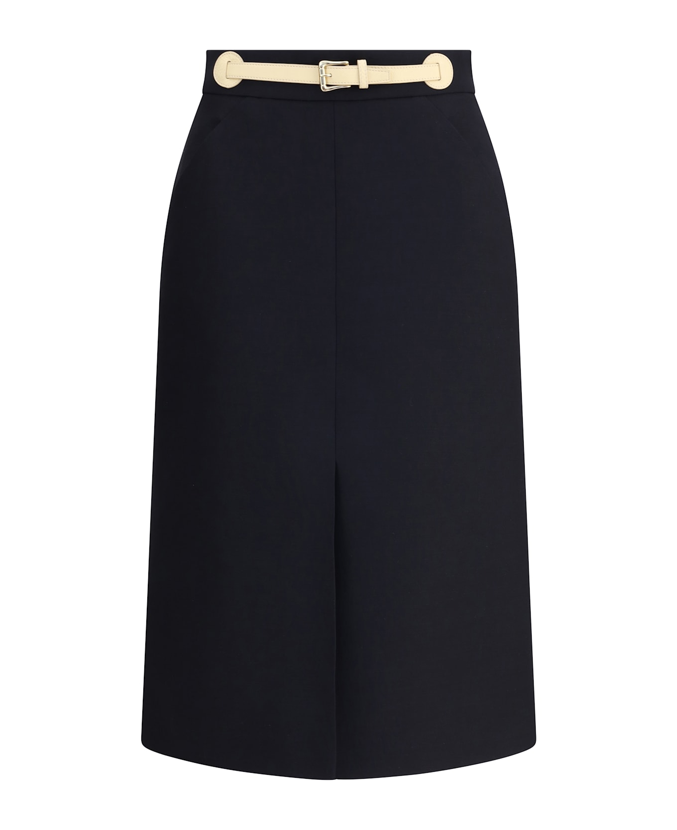 Valentino Belted Midi Skirt