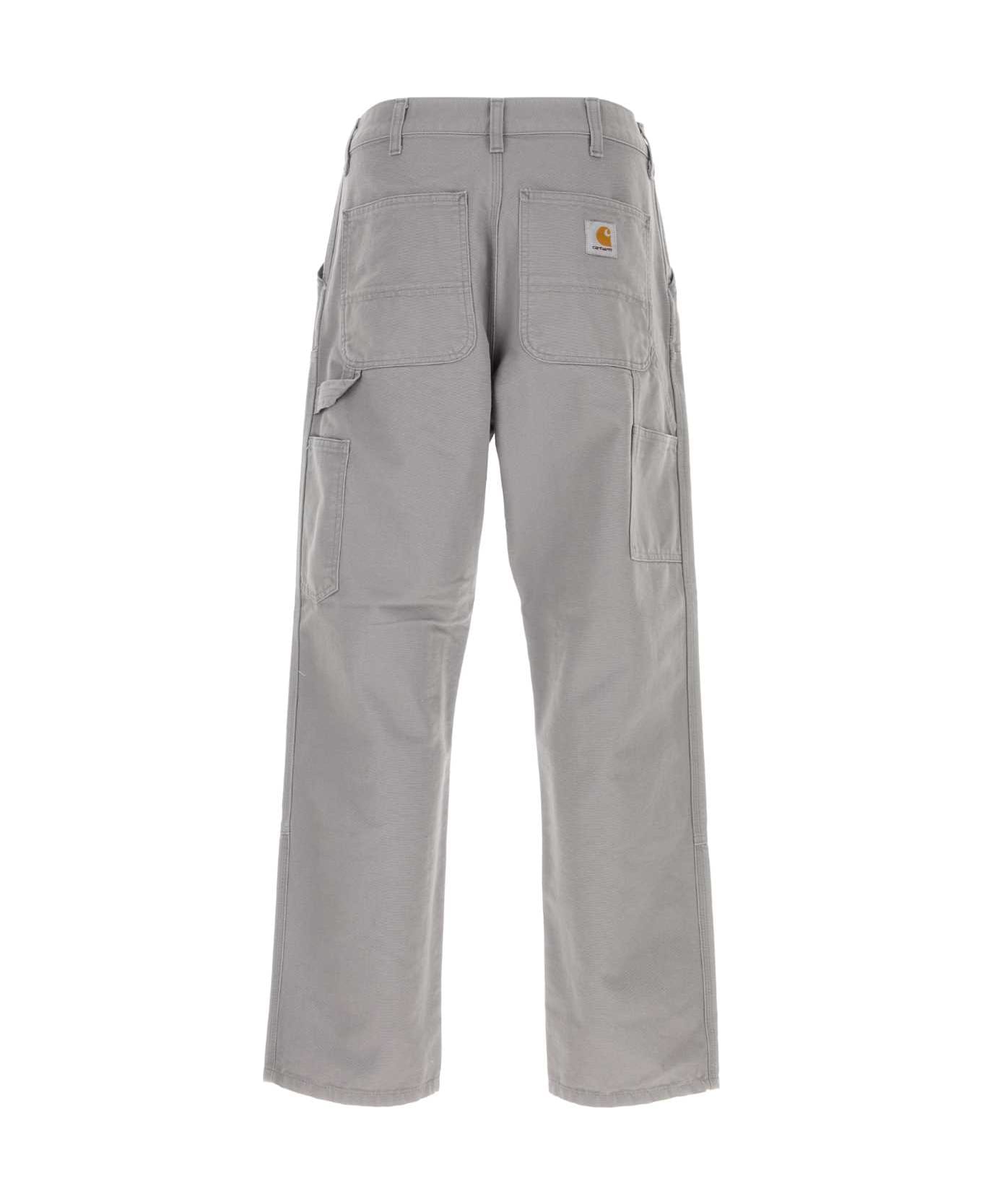 Carhartt Grey Cotton Double Knee Pant - YOSEMITE