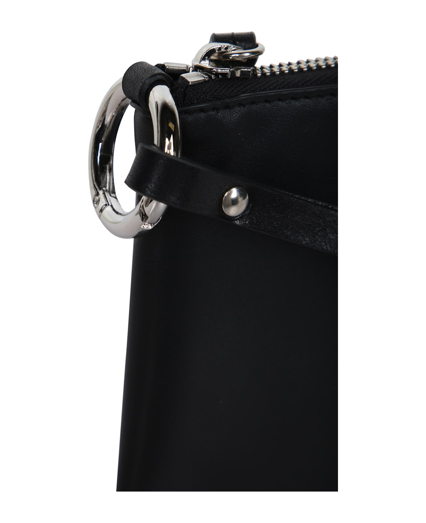 Dsquared2 Black Leather Clutch Bag - Black