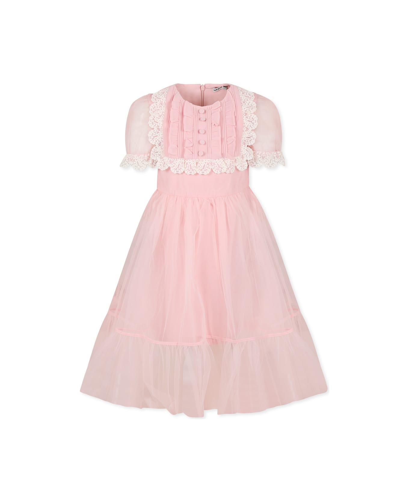 self-portrait Pink Dress For Girl - Pink