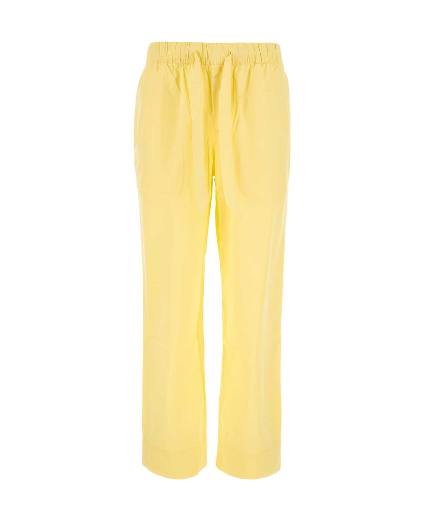Tekla Yellow Cotton Pyjama Pant - LEMONADE ボトムス