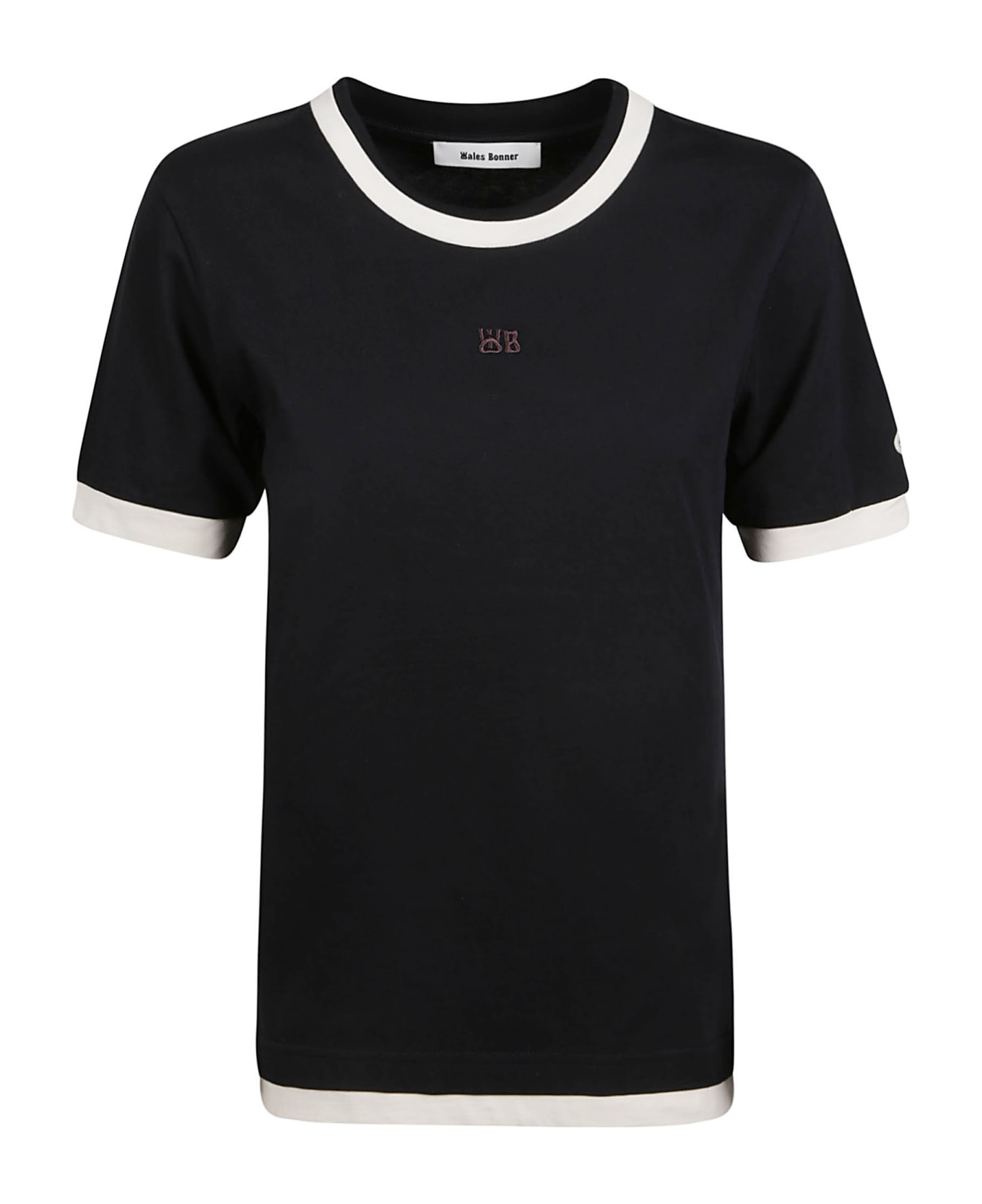 Wales Bonner Plain Horizon T-shirt - Black