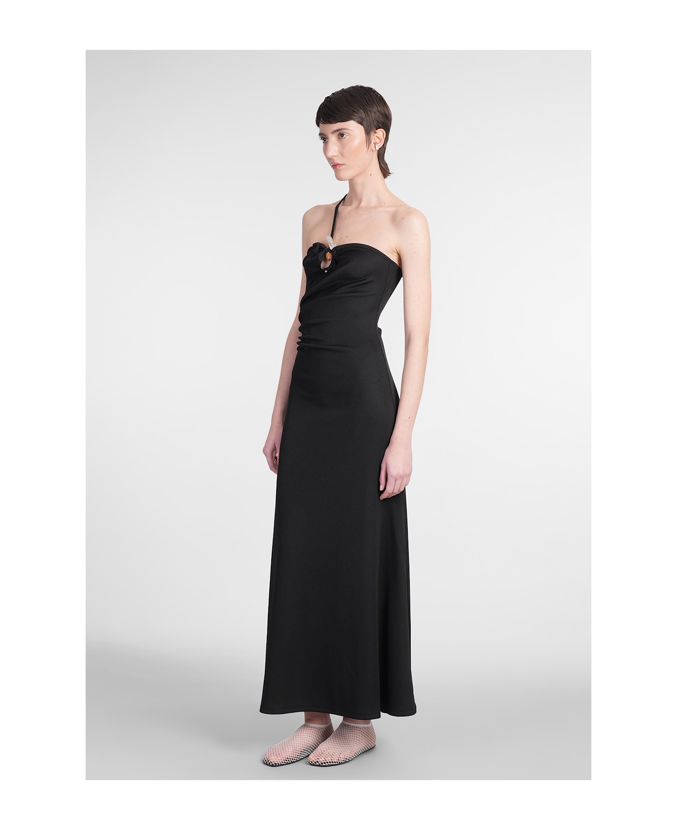 Christopher Esber Long Dress In Black Polyester - black