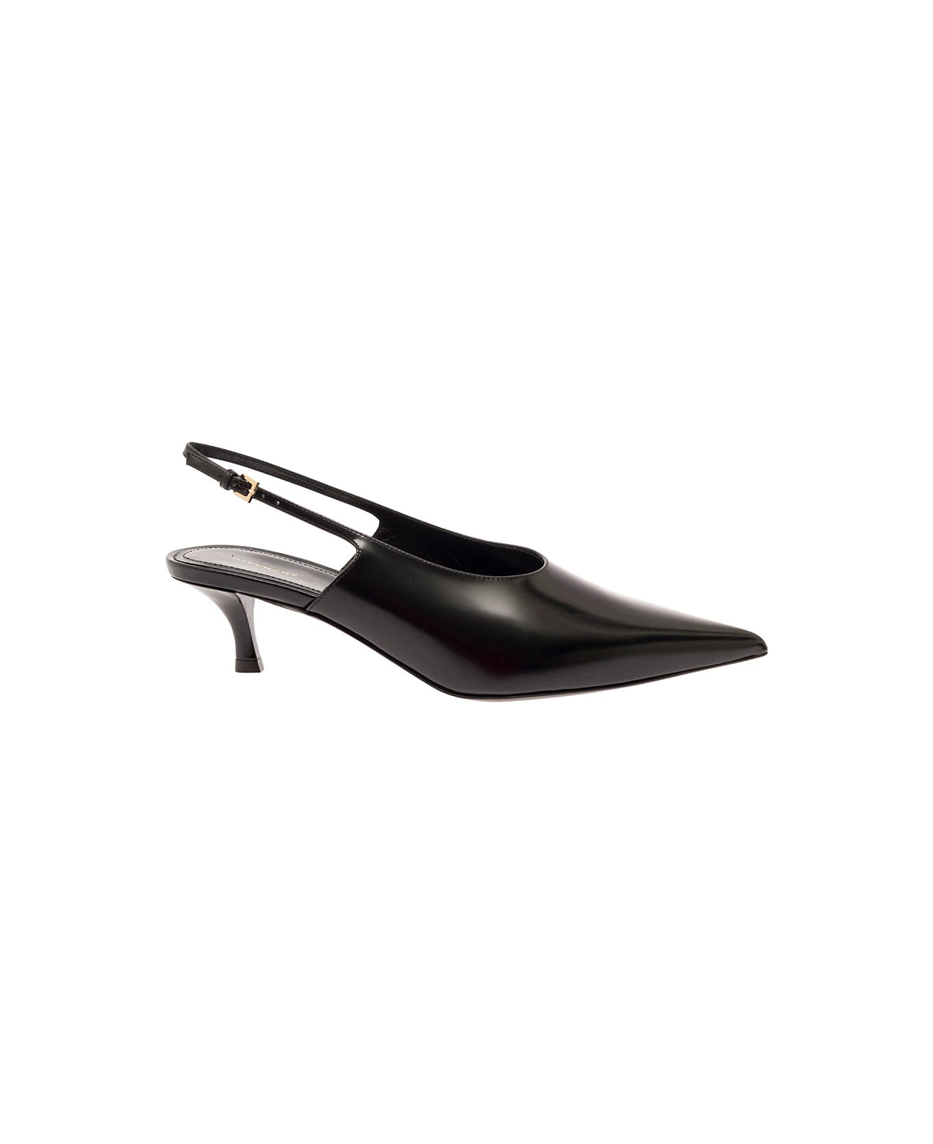 Givenchy Show Kitten Heel Slingback 45 Mm - Black