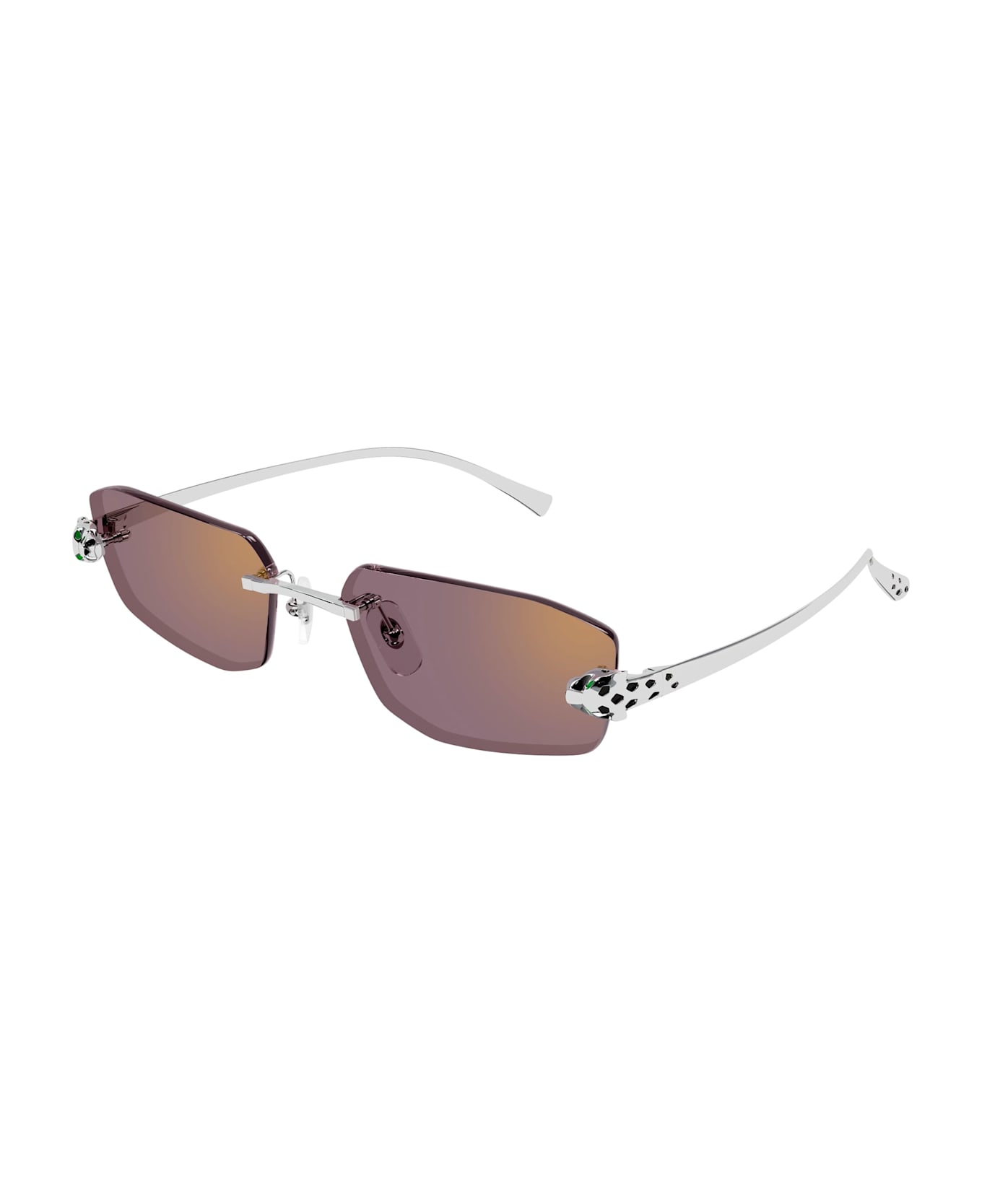Cartier Eyewear Première De Cartier Ct0474s-004 - Silver Sunglasses - Silver