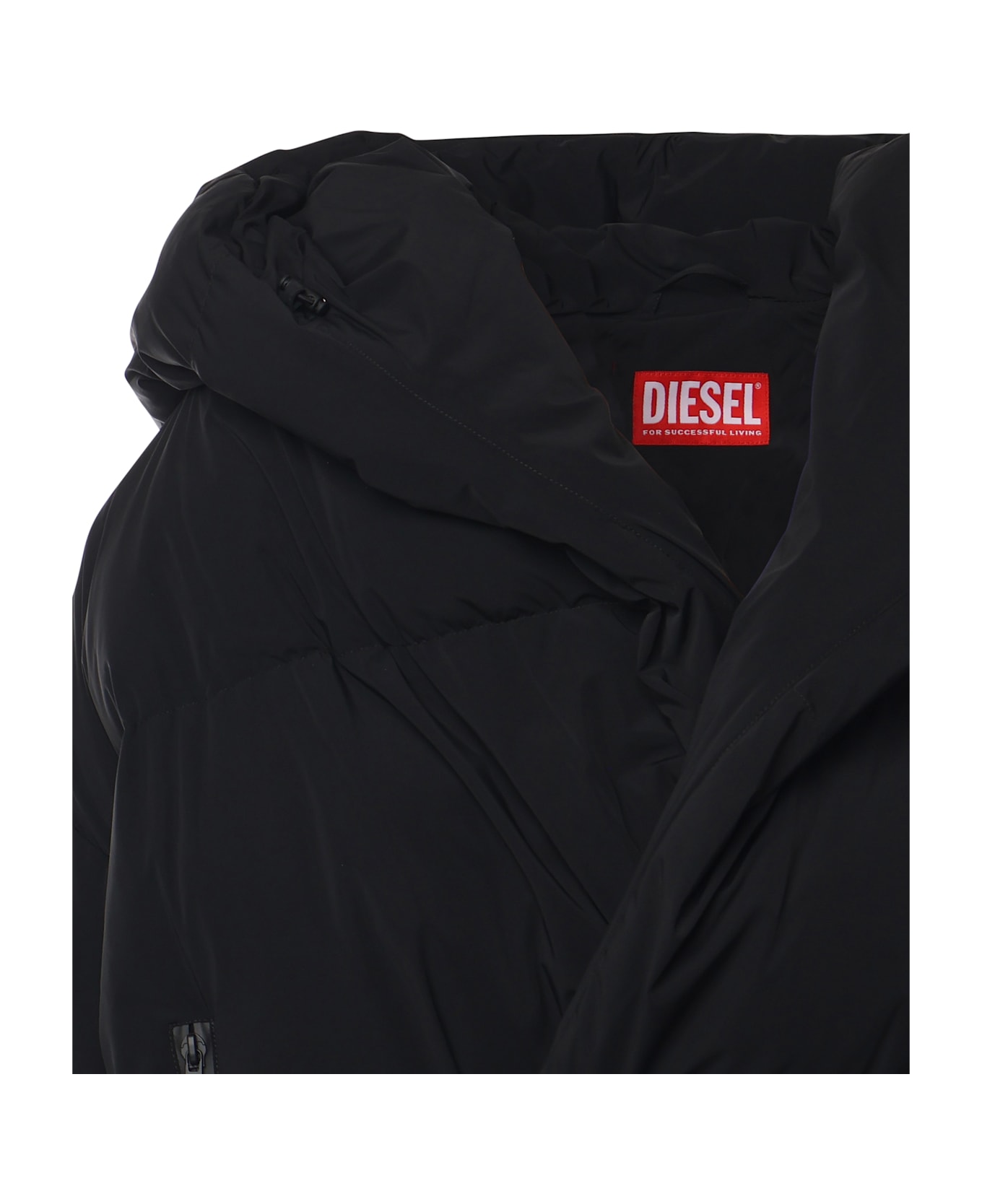 Diesel 'j-scotts-padded-a' Puffer Jacket - Black