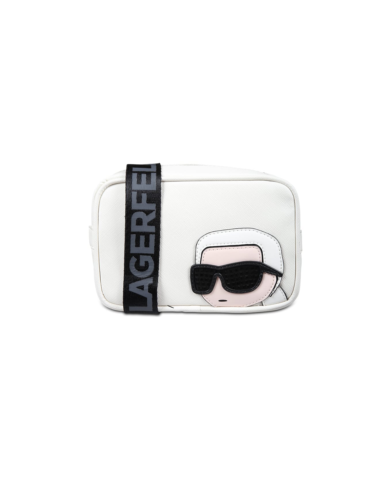 Karl Lagerfeld Kids Ivory Bag For Girl With Karl Lagerfeld - Ivory