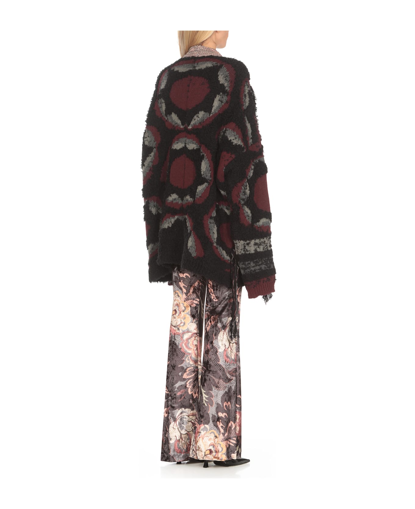 Etro Wool Blend Oversize Cardigan - MultiColour