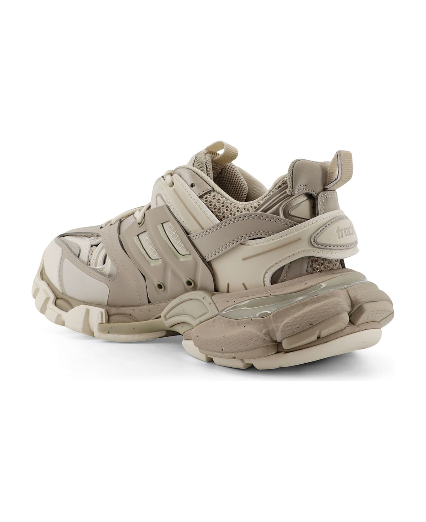 Balenciaga Track Recycled Mesh And Nylon Sneakers - Beige