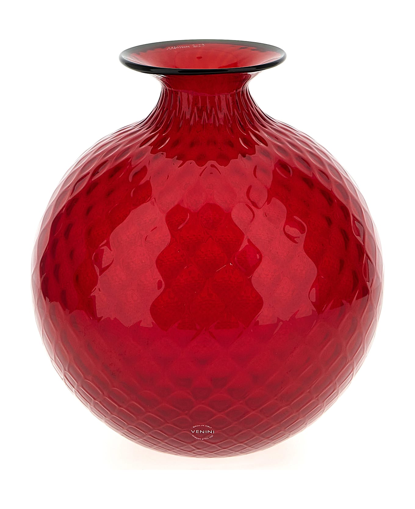 Venini 'monofiore Balloton' Vase - Red