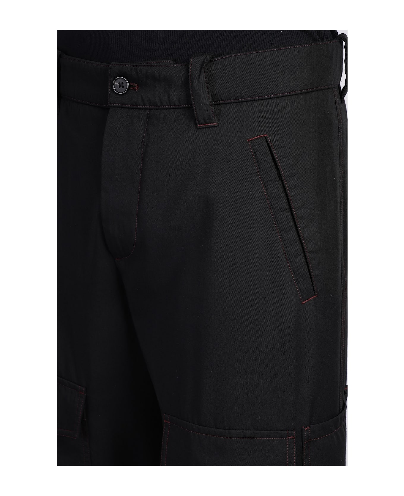 Alexander McQueen Pants In Black Wool - black