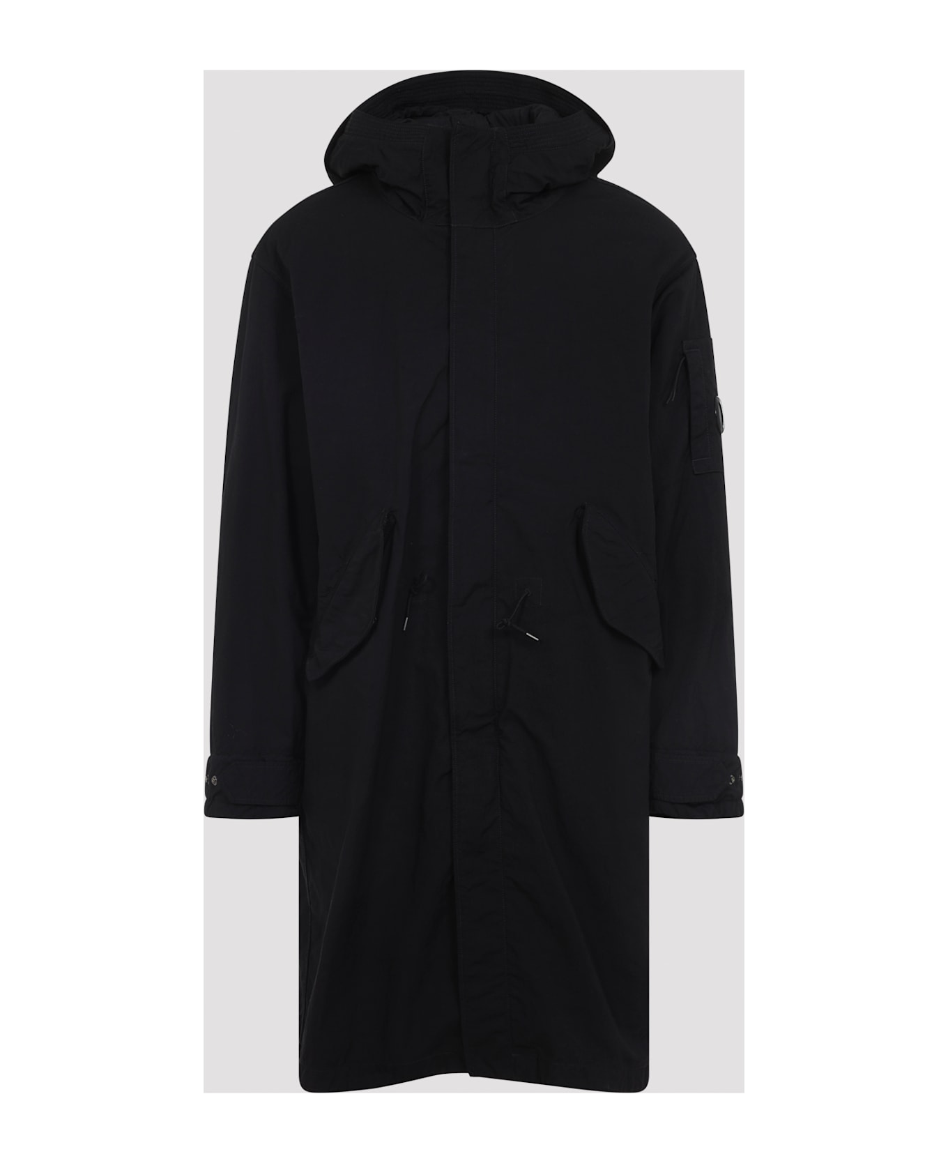 C.P. Company Outerwear Long Jacket - Black