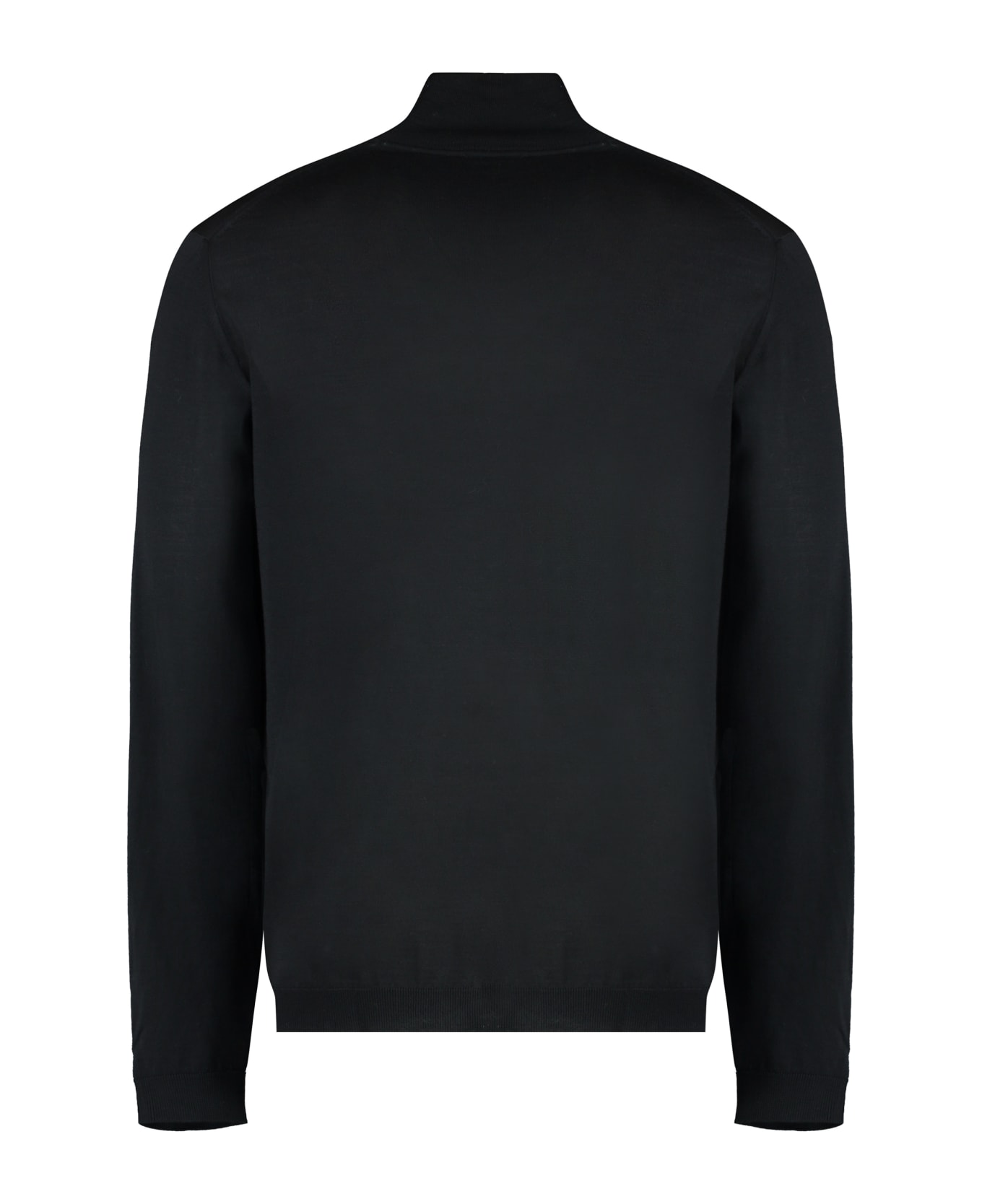 Roberto Collina Turtleneck Wool Pullover - black ニットウェア