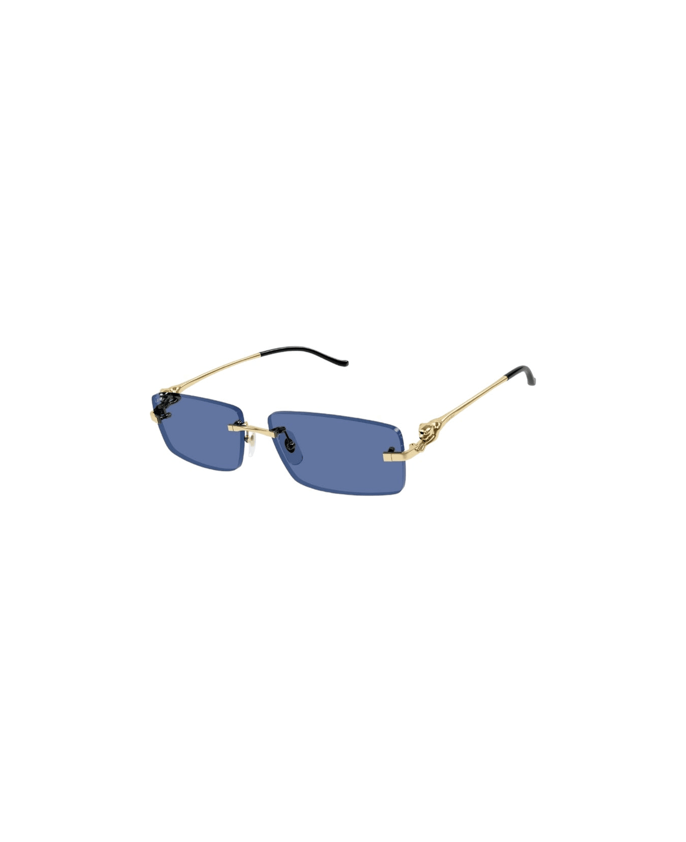 Cartier Eyewear Ct 0430 - Gold Sunglasses - Oro