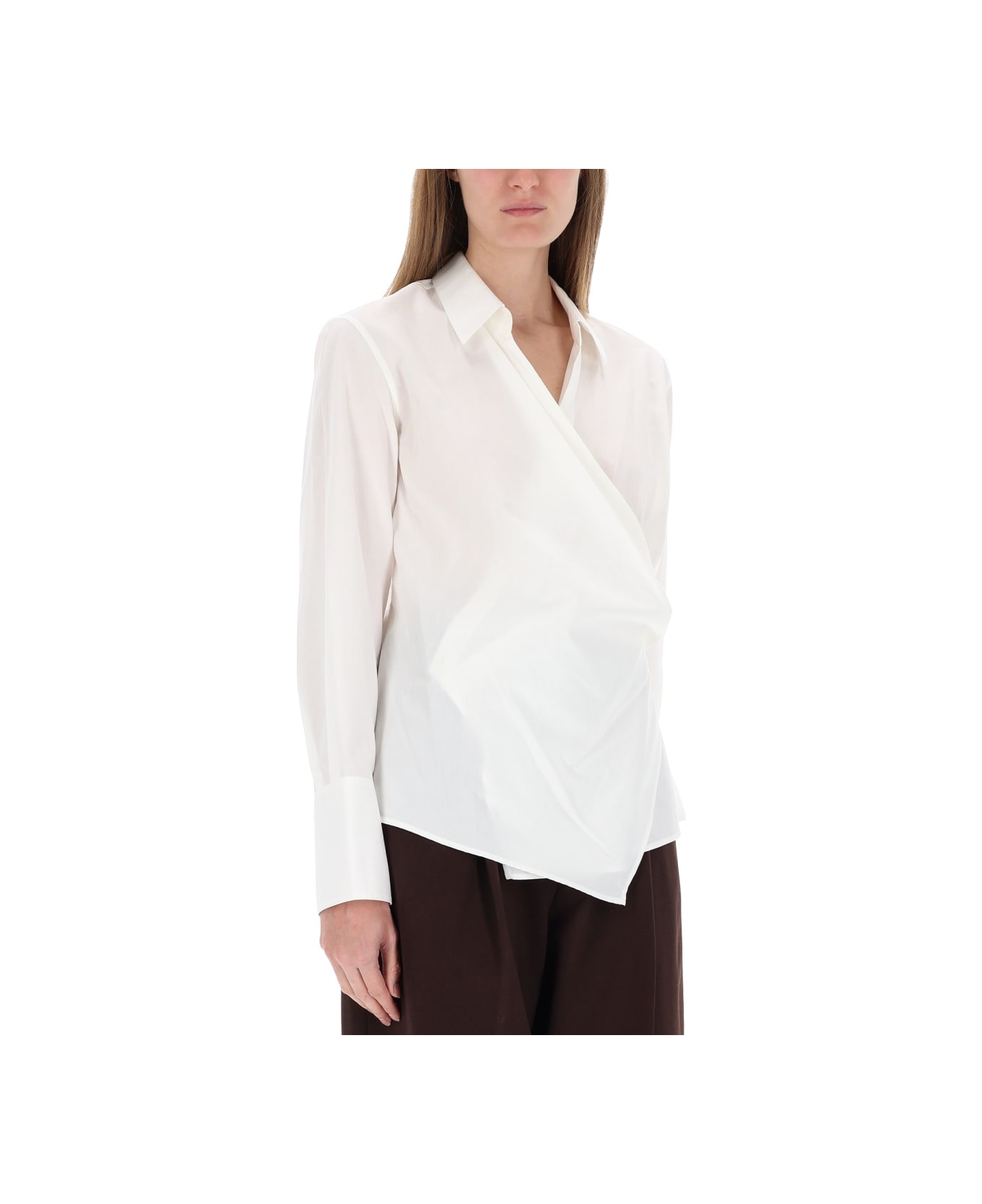 Helmut Lang Shirt "wrap" - WHITE