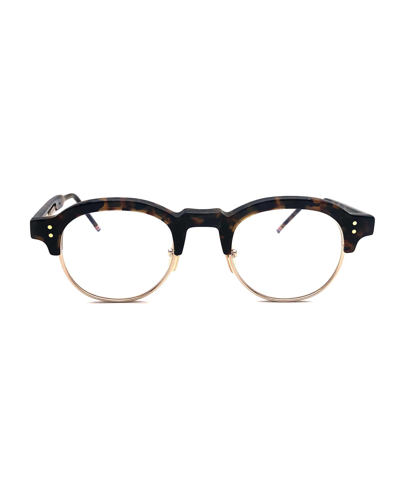 Thom Browne Oval - Dark Brown Rx Glasses - brown