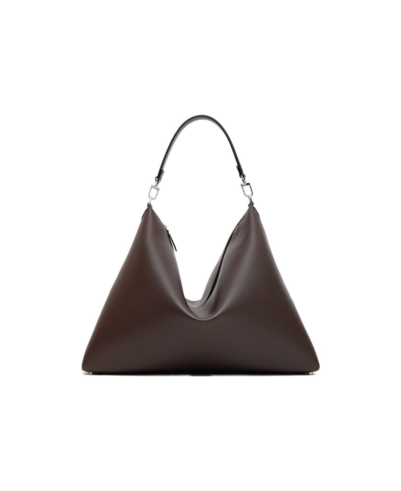 Totême Grainy Leather Tote Bag - Brown
